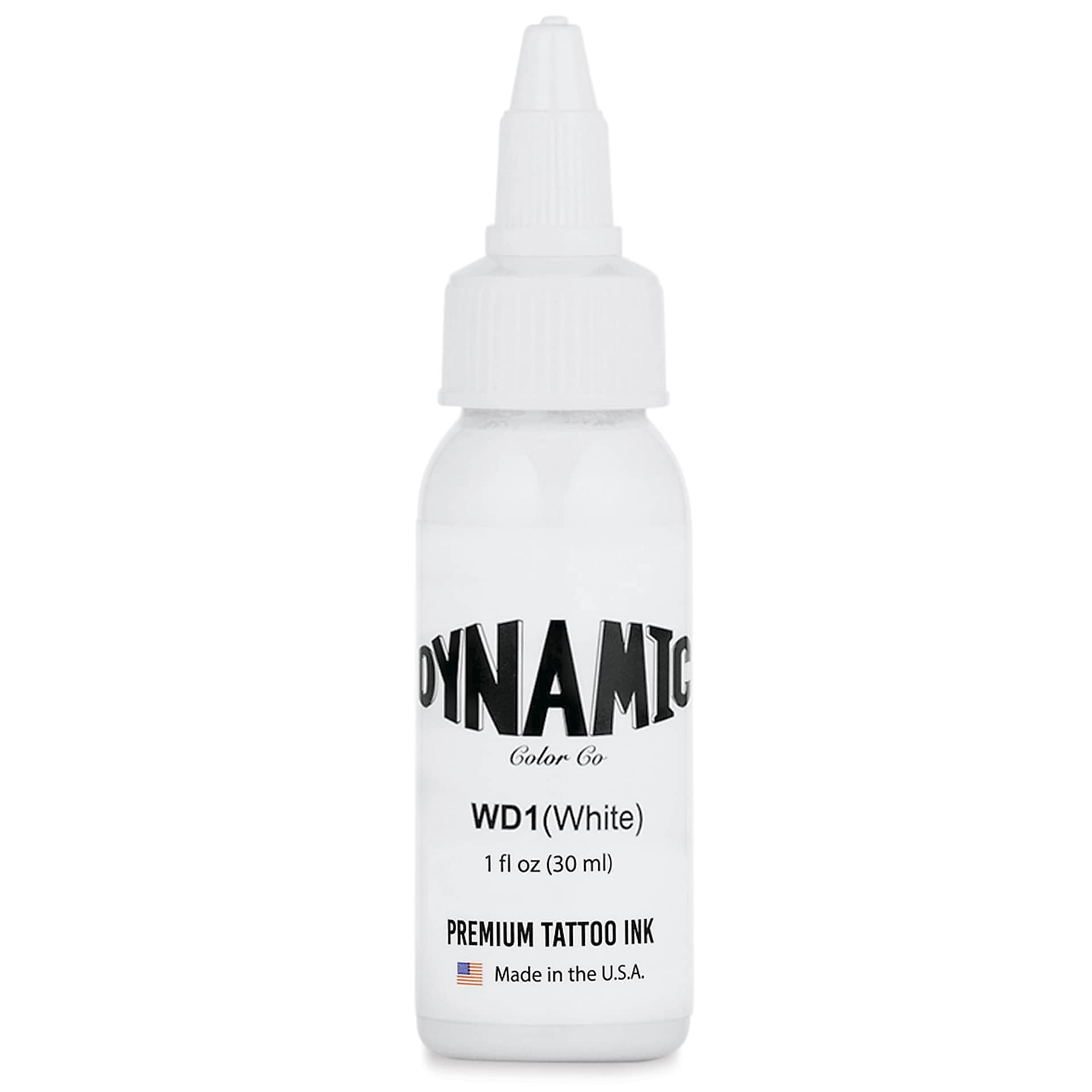 Dynamic Color Tattoo Ink - White, 1 oz bottle