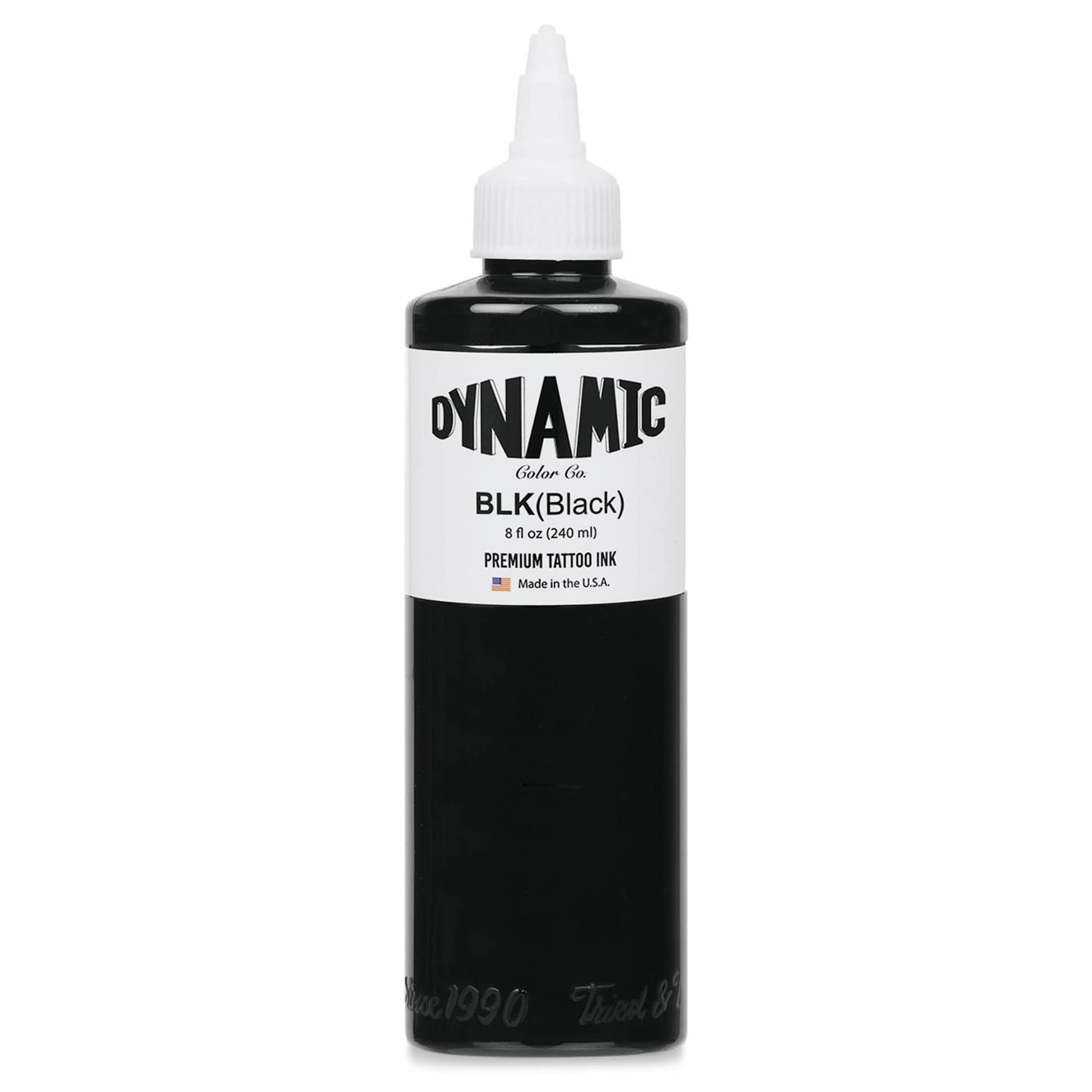 Dynamic Color Tattoo Ink - Black, 8 oz bottle