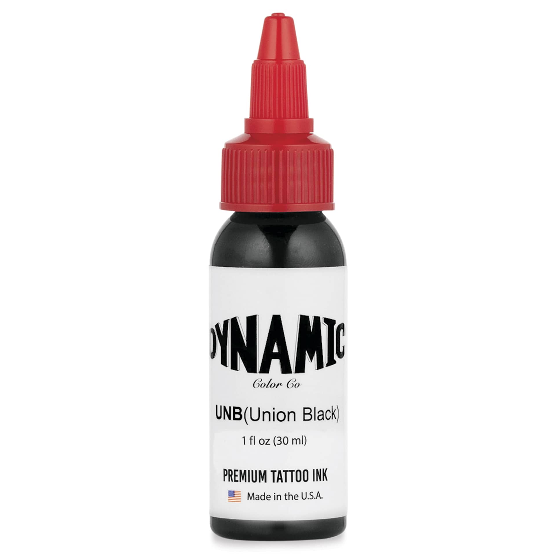 Dynamic Color Tattoo Ink - Union Black, 1 oz bottle
