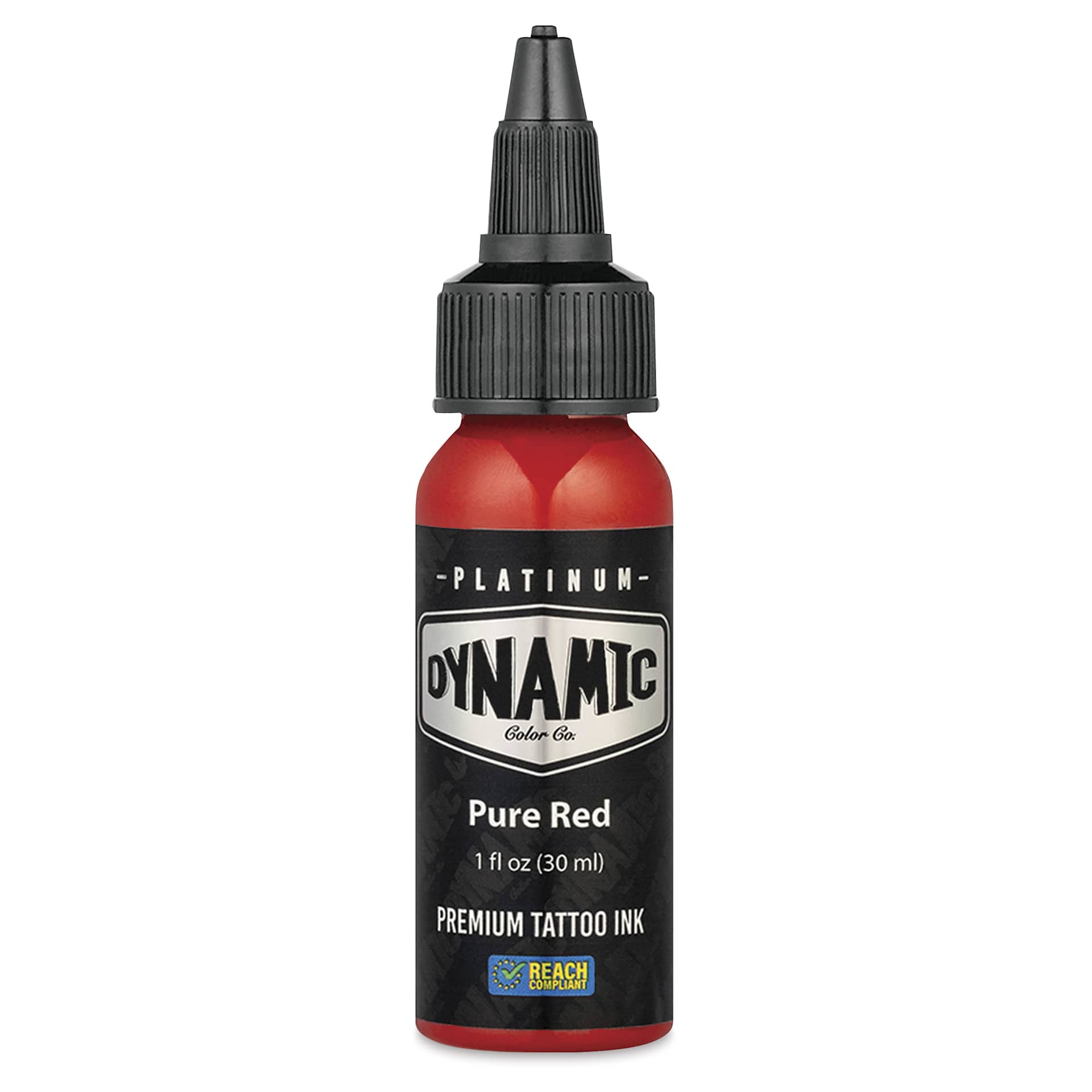 Dynamic Color Tattoo Ink - Pure Red, 1 oz bottle