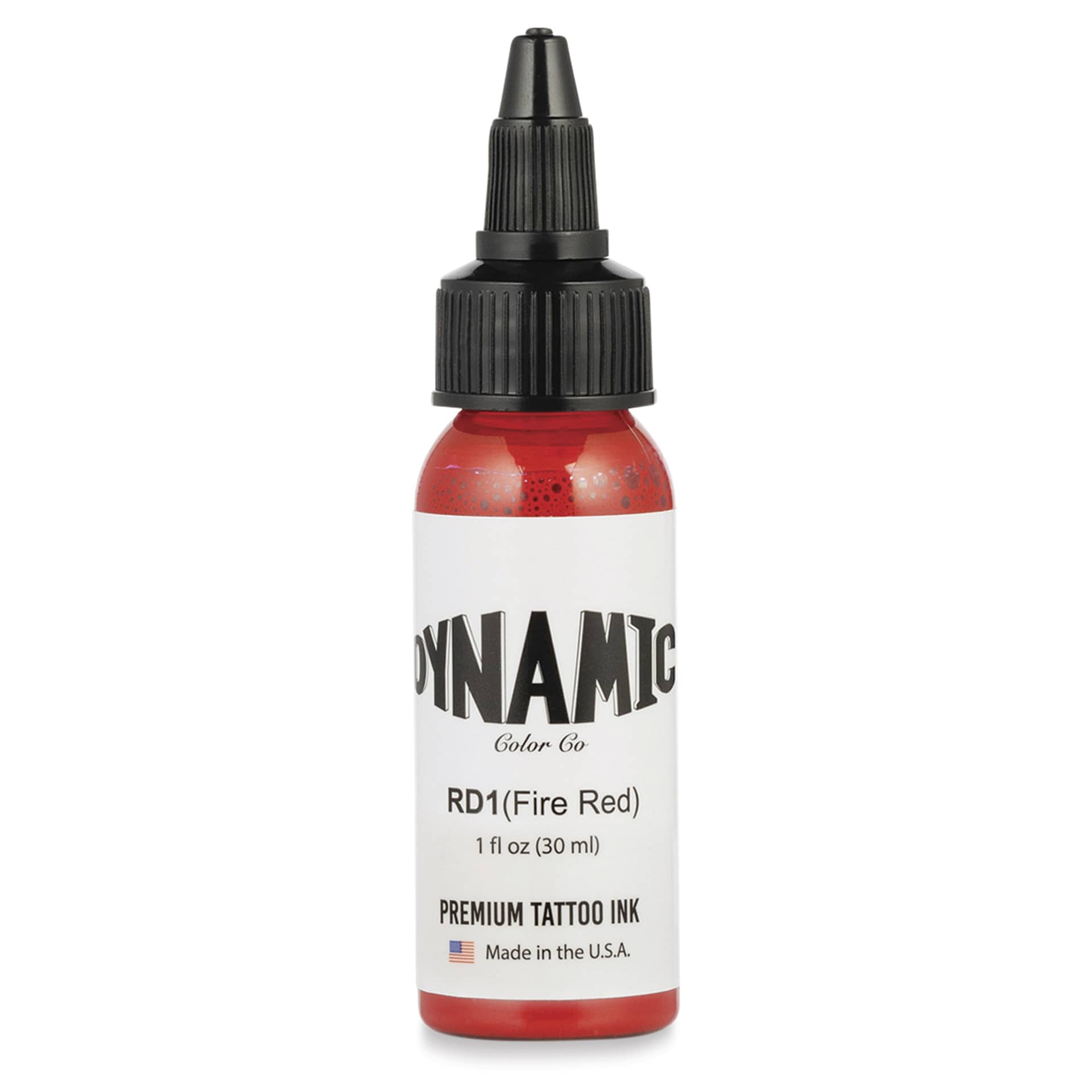 Dynamic Color Tattoo Ink - Fire Red, 1 oz bottle