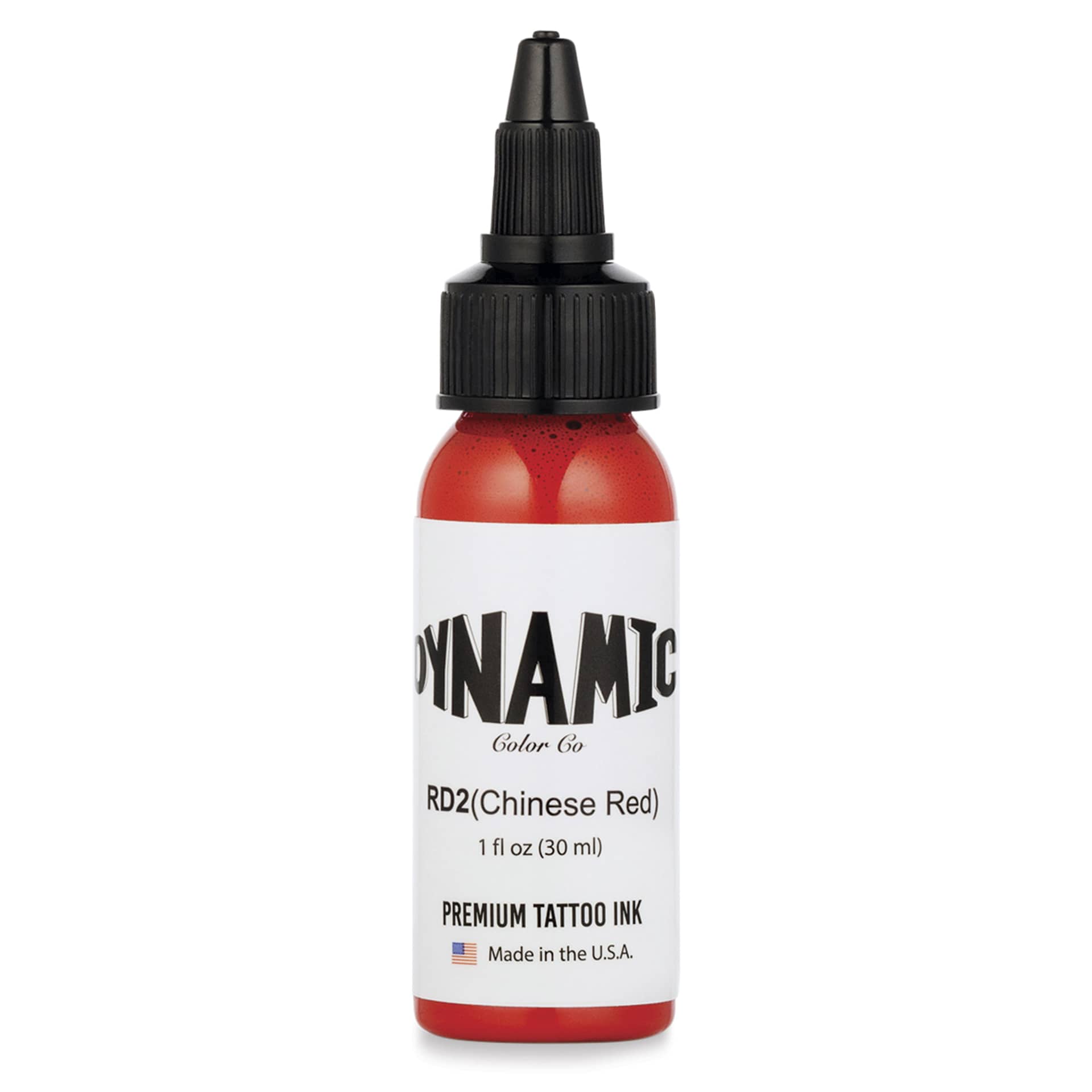 Dynamic Color Tattoo Ink - Chinese Red, 1 oz bottle
