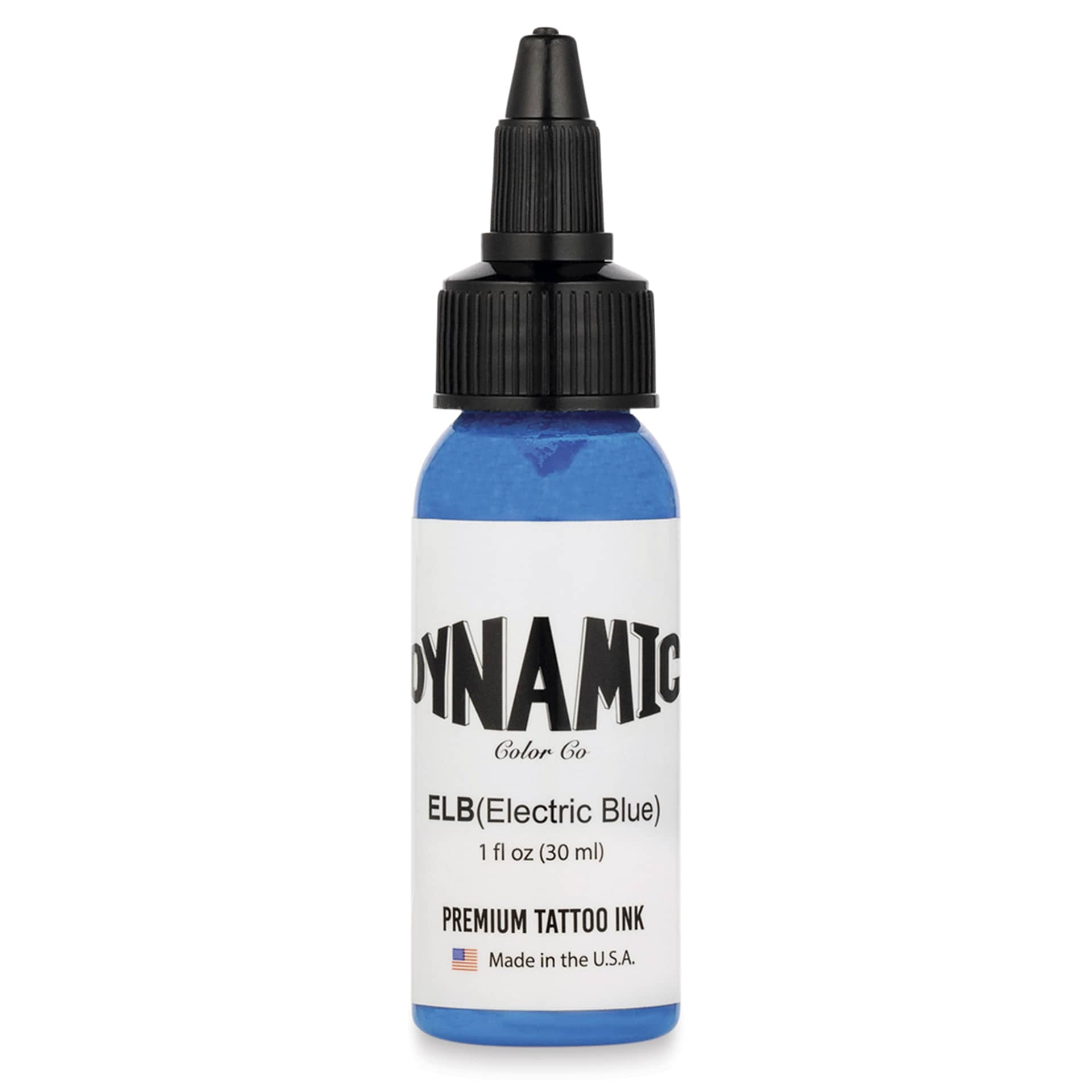 Dynamic Color Tattoo Ink - Electric Blue, 1 oz bottle