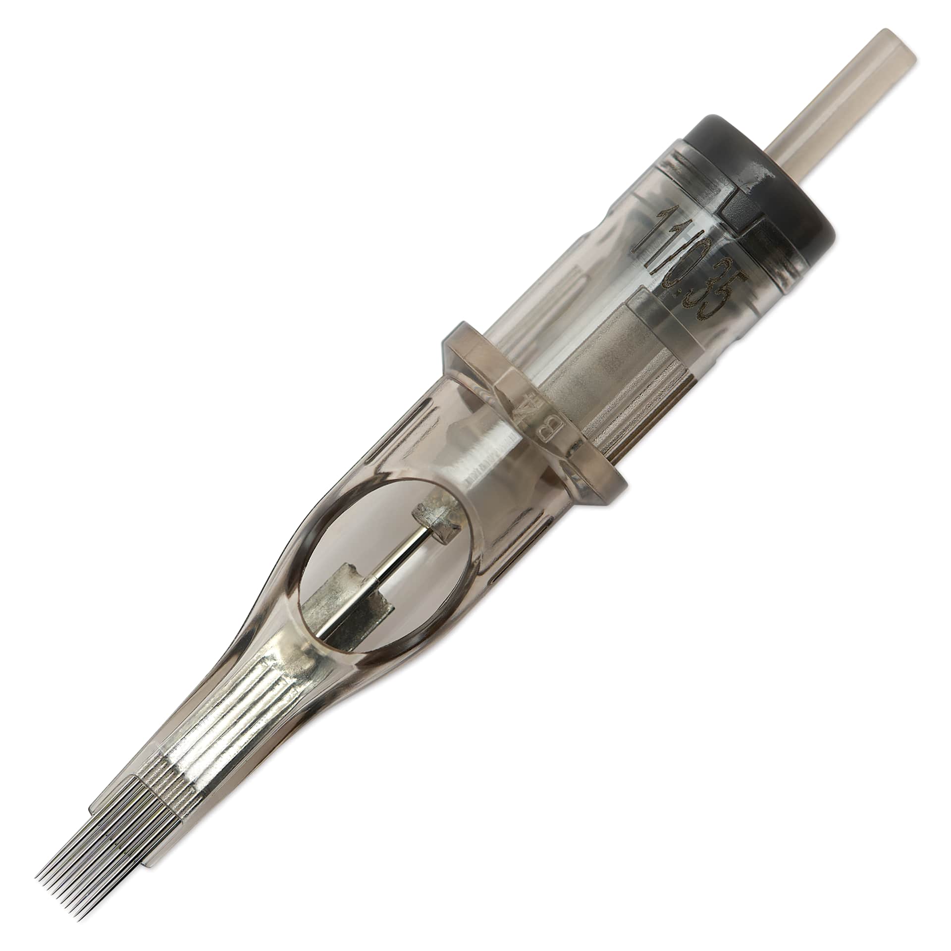 Peak Quartz Magnum Long Taper Tattoo Needle Cartridges - #12, 11 Needles, Pkg of 20, single needle