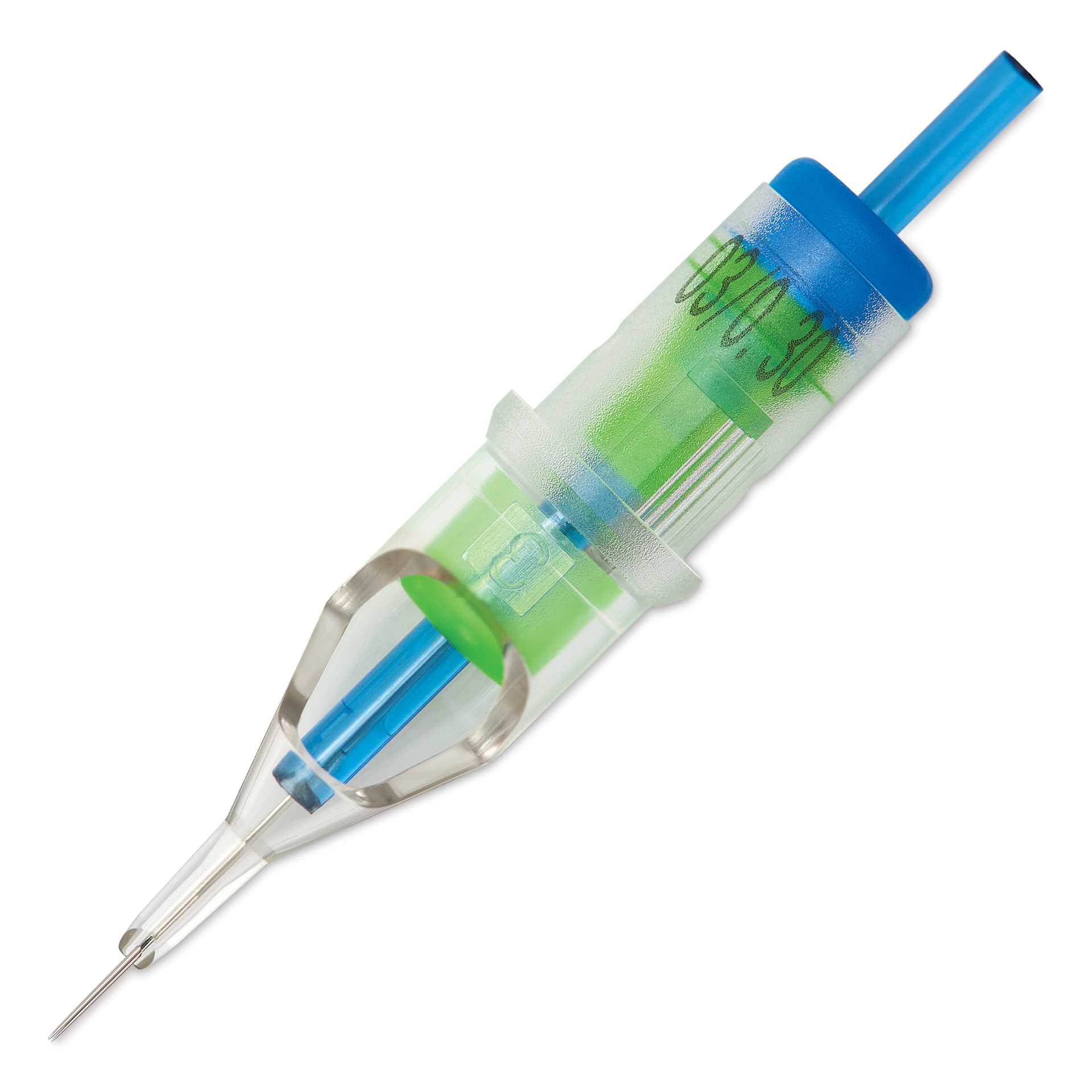 Peak Stellar Round Shader Extra Long Taper Tattoo Needle Cartridges - #10, 3 Needles, Pkg of 20, single needle