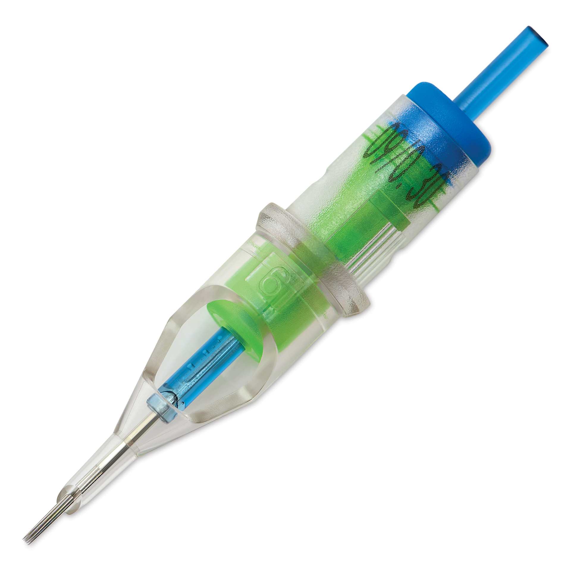 Peak Stellar Round Shader Extra Long Taper Tattoo Needle Cartridges - #10, 9 Needles, Pkg of 20, single needle