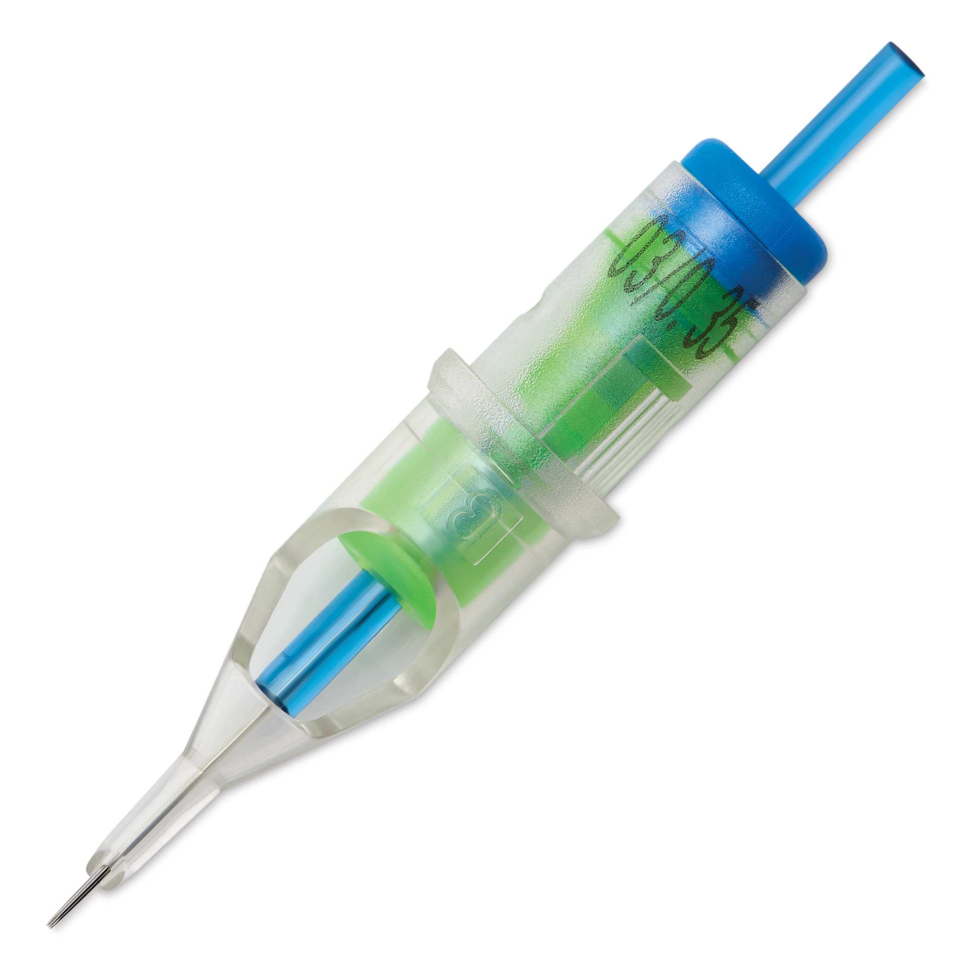 Peak Stellar Round Shader Extra Long Taper Tattoo Needle Cartridges - #12, 3 Needles, Pkg of 20, single needle