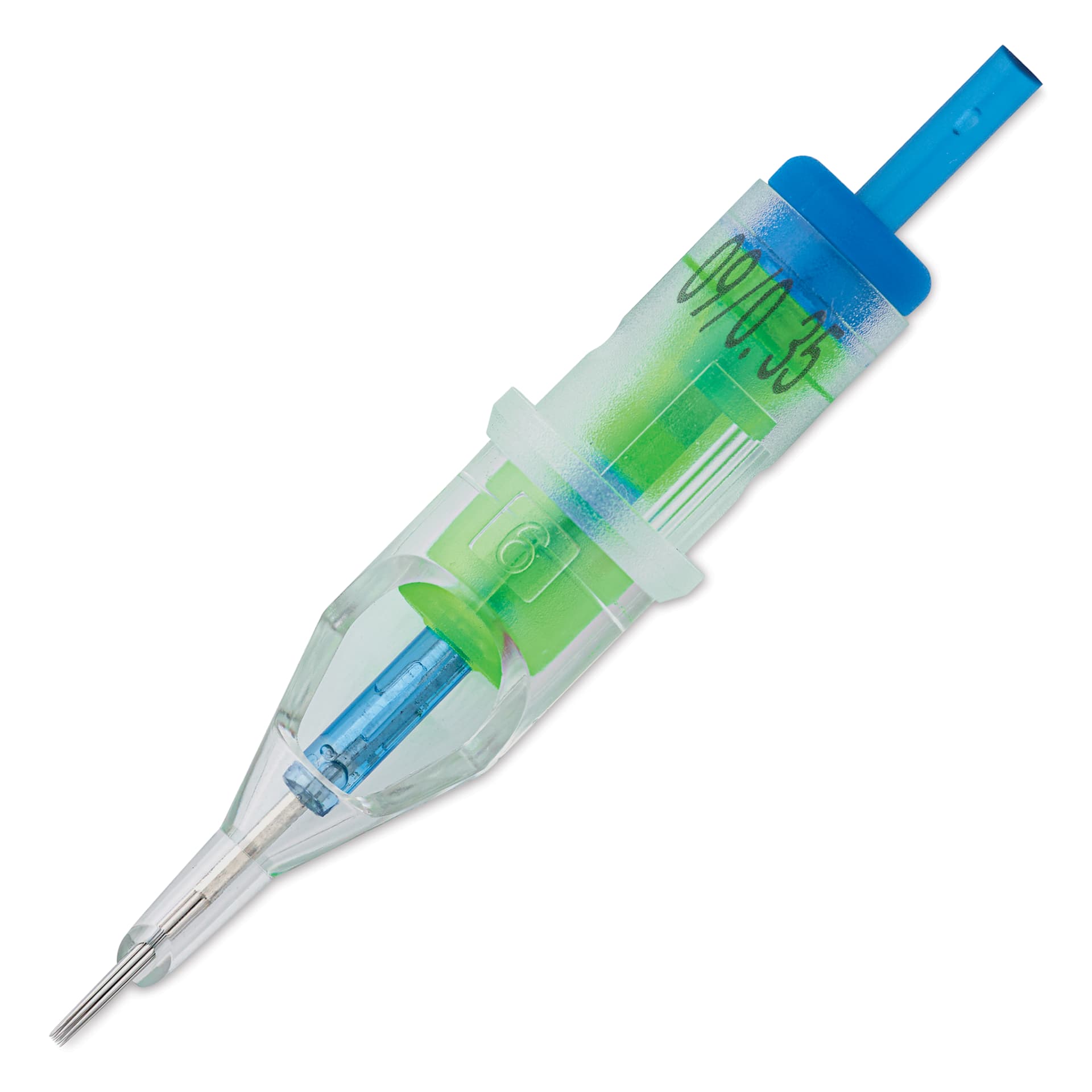 Peak Stellar Round Shader Extra Long Taper Tattoo Needle Cartridges - #12, 9 Needles, Pkg of 20, single needle