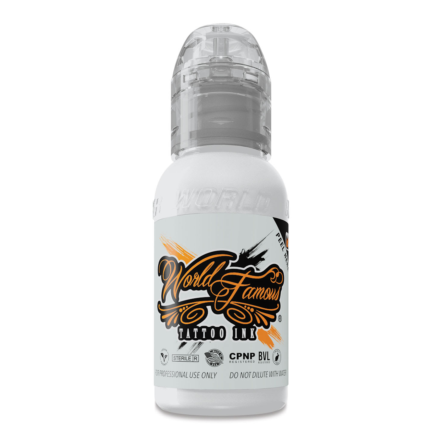 World Famous Tattoo Ink - White House, 1 oz bottle