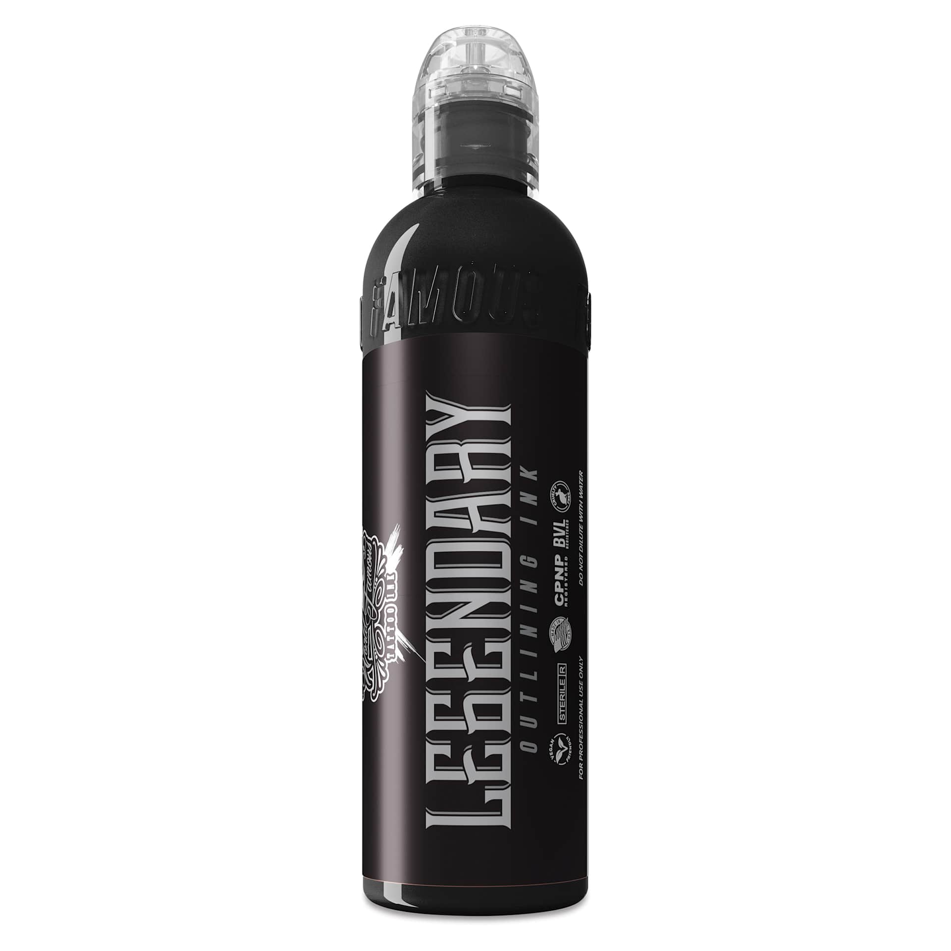 World Famous Legendary Outlining Black Tattoo Ink - 4 oz
