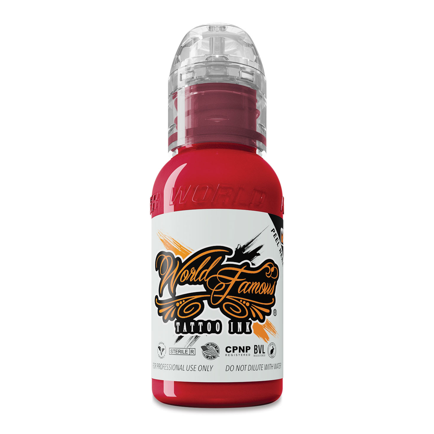 World Famous Tattoo Ink - Samuel O'Reilly Red, 1 oz bottle
