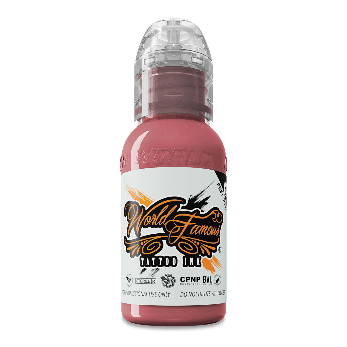 World Famous Tattoo Ink - Prince Albert Pink, 1 oz bottle