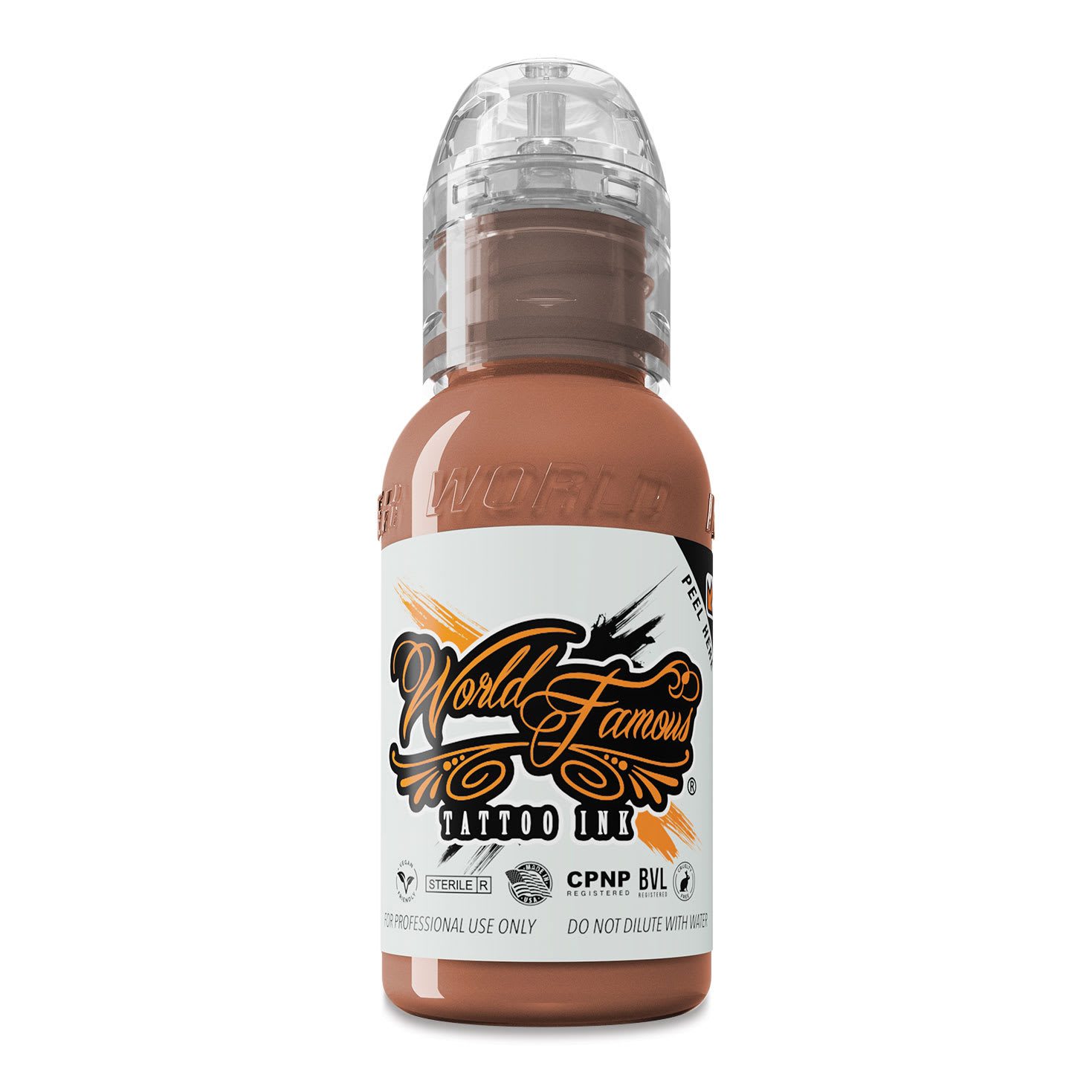 World Famous Tattoo Ink - Dark Honey, 1 oz bottle