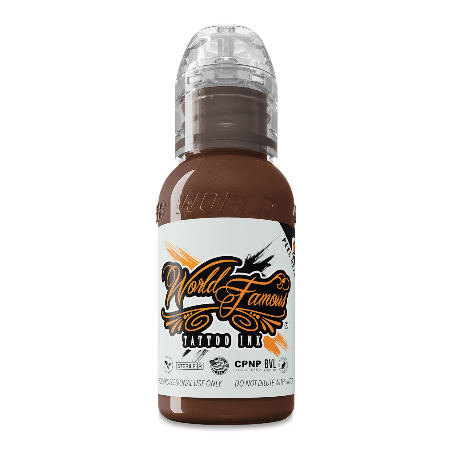 World Famous Tattoo Ink - Warm Mink, 1 oz bottle