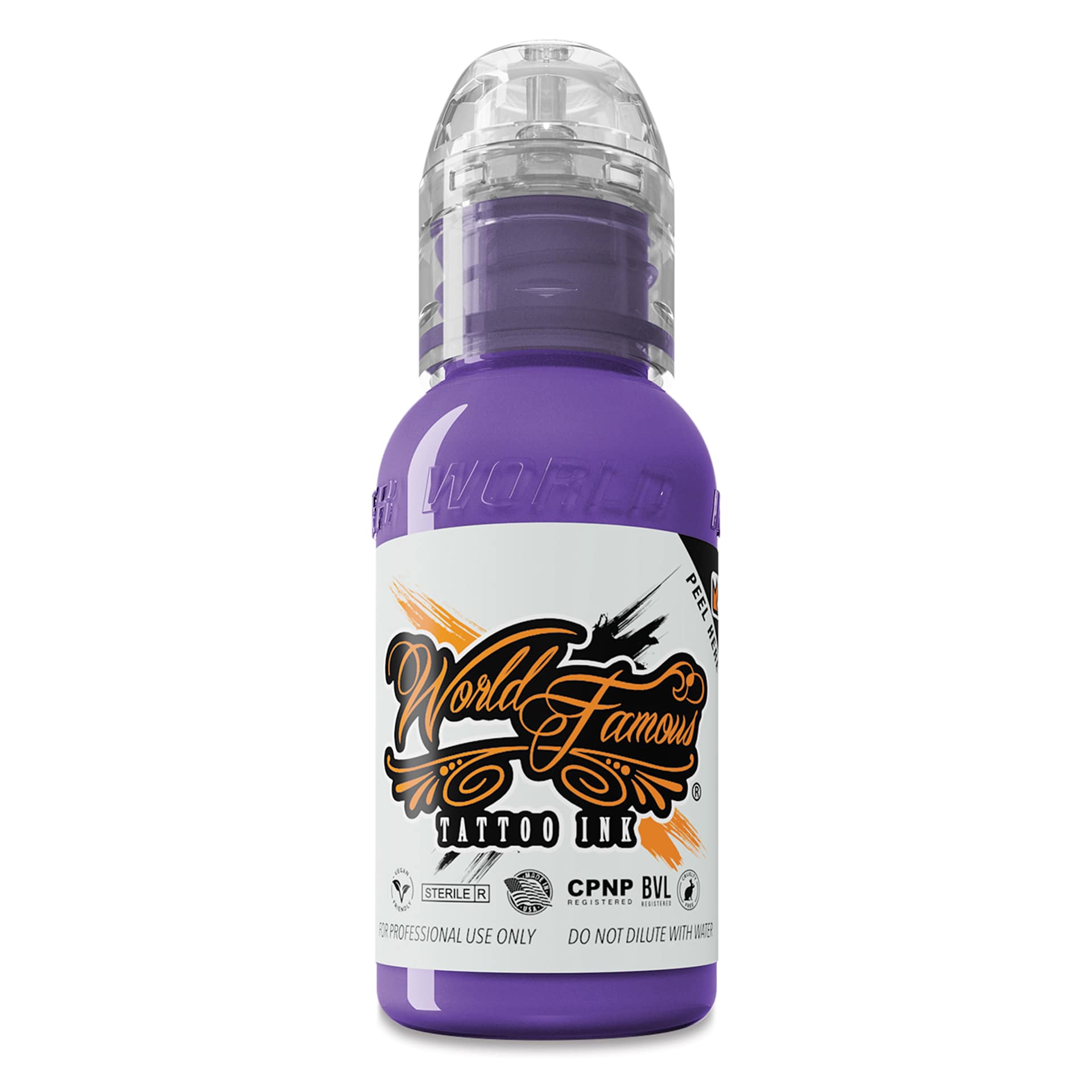 World Famous Tattoo Ink - Galaxy Purple, 1 oz bottle