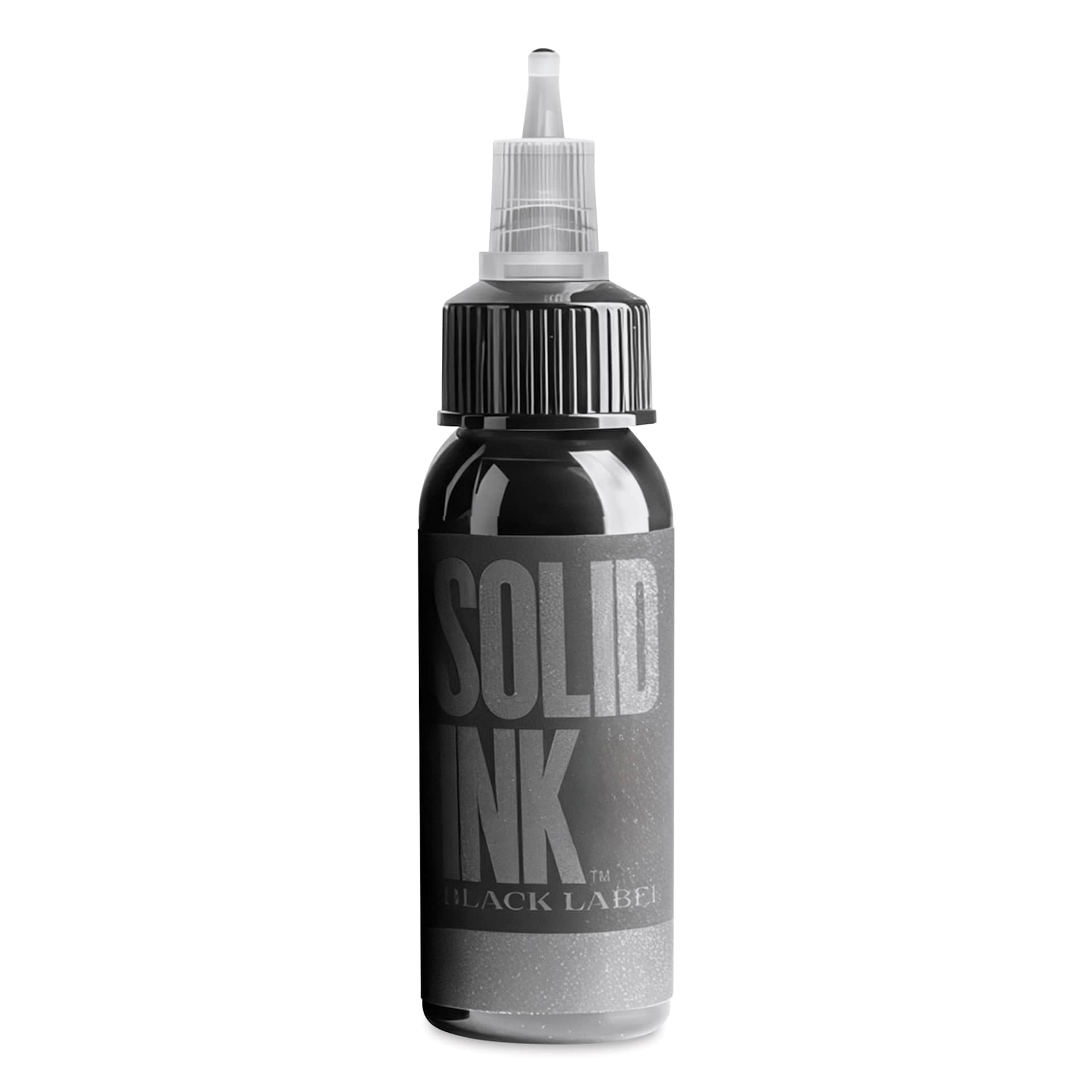 Solid Ink Lining Black Tattoo Ink - 1 oz bottle