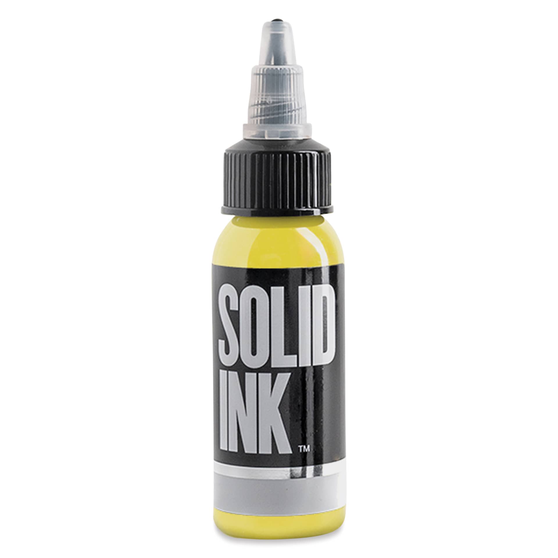 Solid Ink Tattoo Inks - Yellow, 1 oz bottle