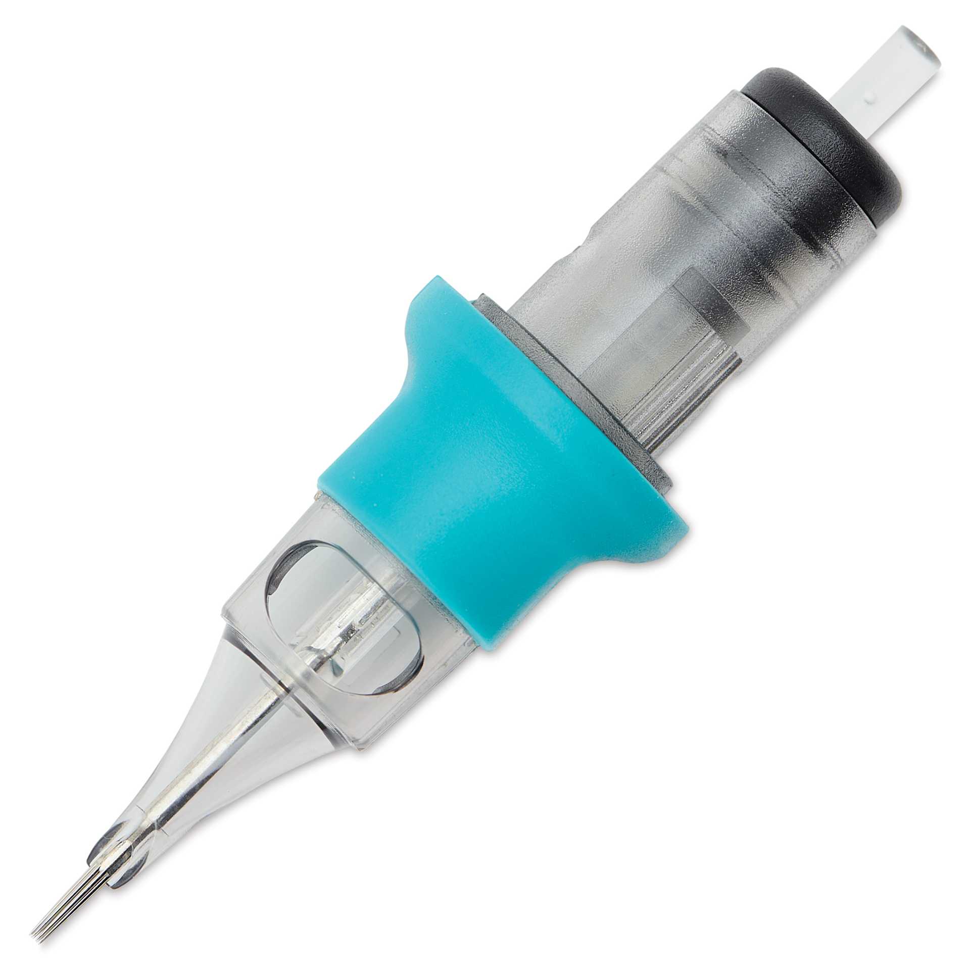 TatSoul Envy Gen 2 Standard Round Liner Long Taper Tattoo Needle Cartridge - #12, 9 Needles, Pkg of 10, out of packaging