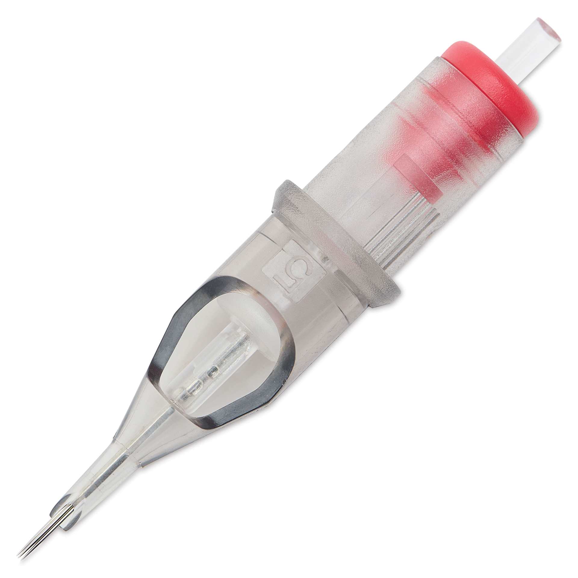 TatSoul Envy Traditional Round Liner Long Taper Tattoo Needle Cartridge - #12, 5 Needles, Pkg of 10, needle out of packaging