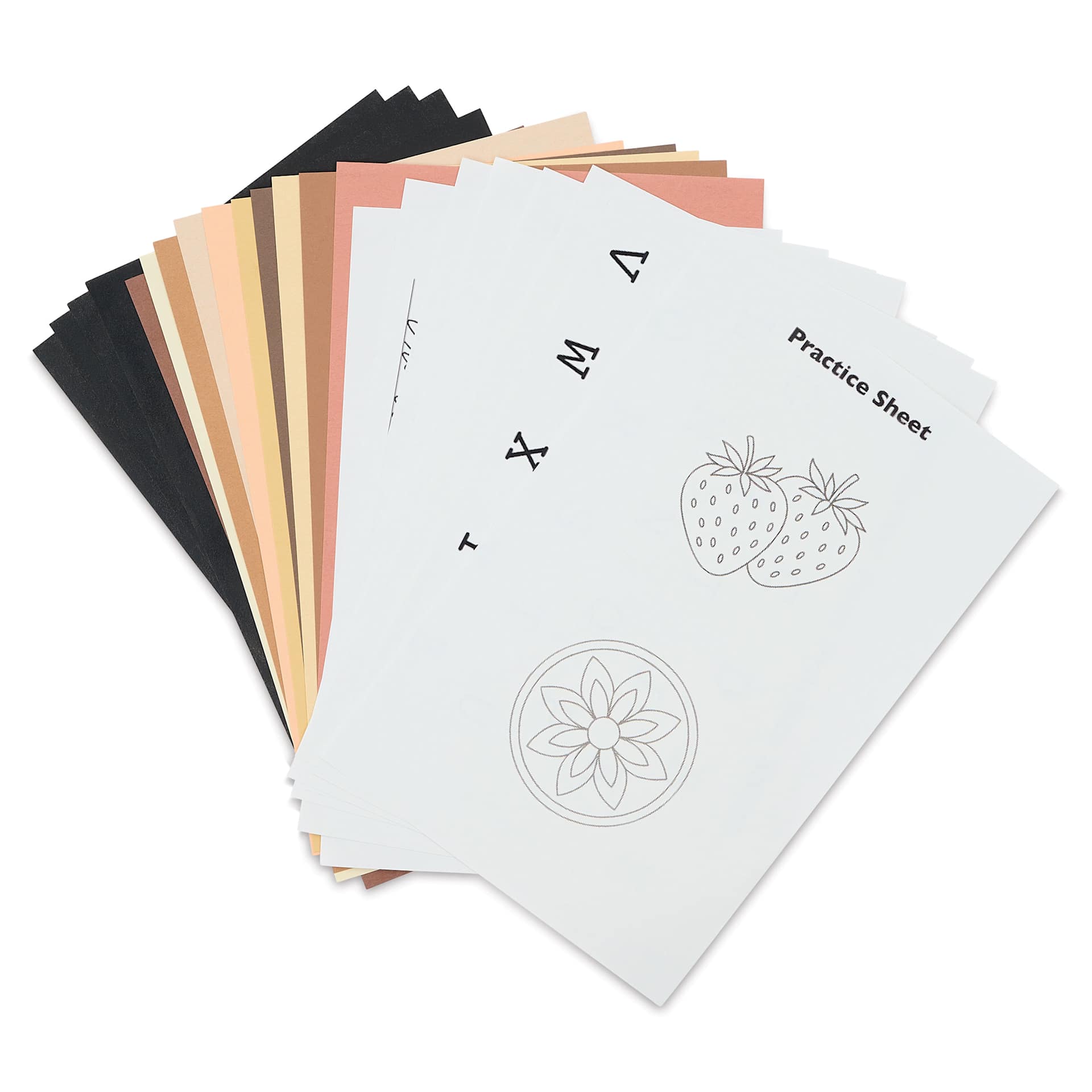 Gelli Arts Clear Skinz Practice Pack, contents