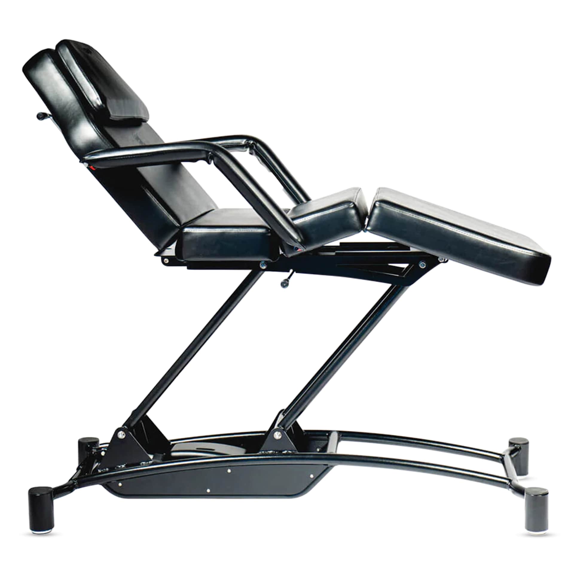 TatSoul Oros Adjustable Tattoo Client Bed, lifted high