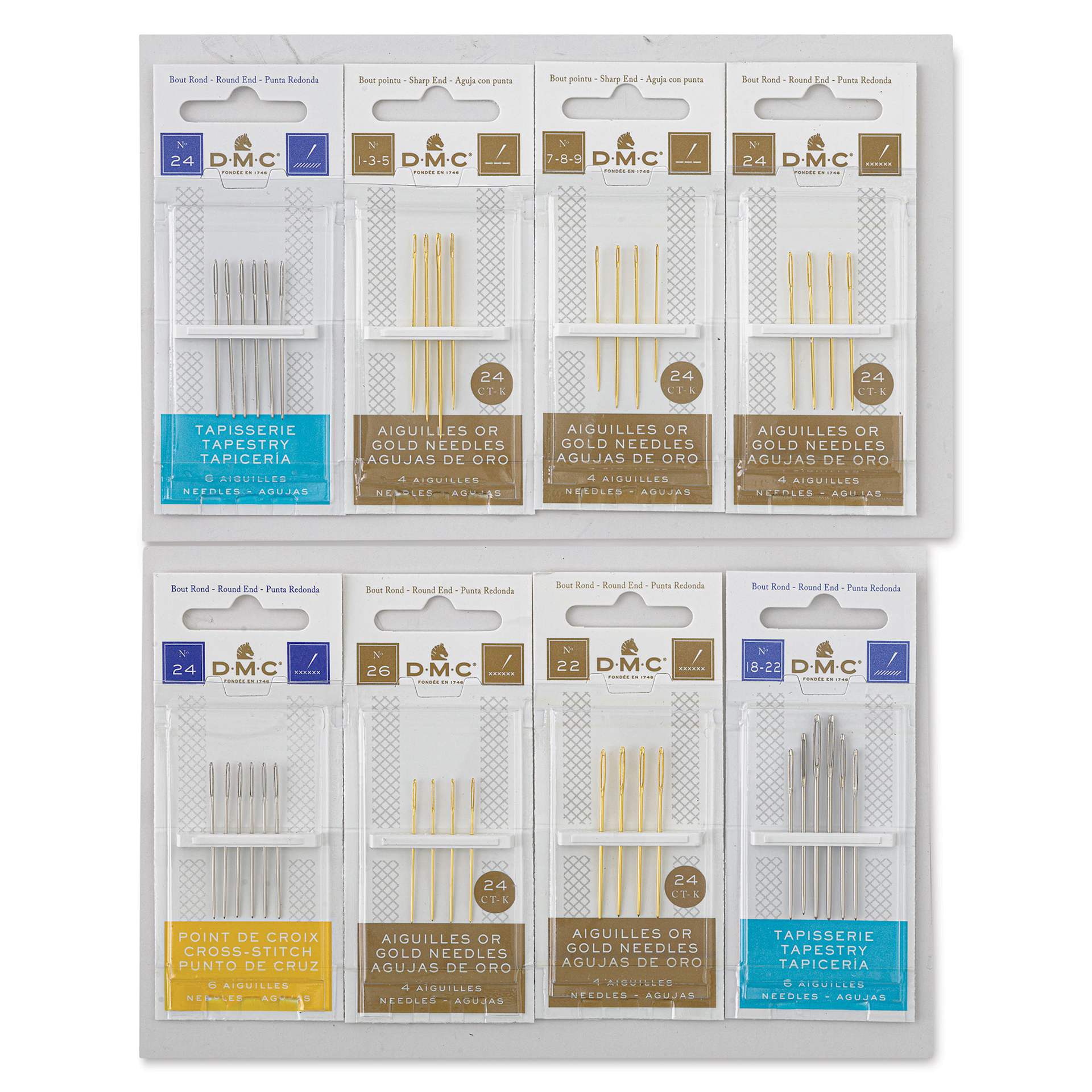 DMC Collector's Needle Tin - Set of 38 - needles