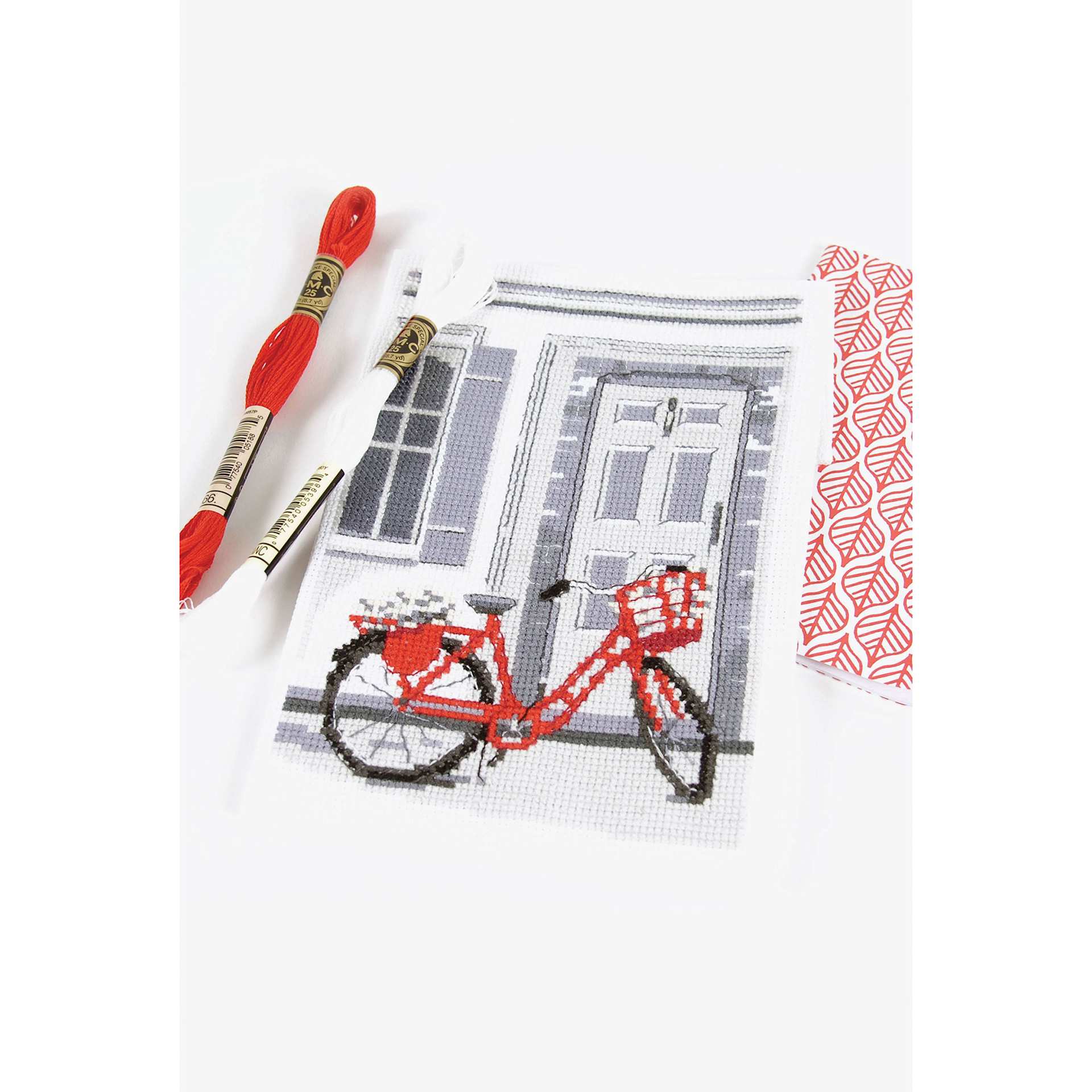 DMC Black Tin Embroidery Floss - Set of 24, Monochrome Colors - bicycle by door embroidery pattern