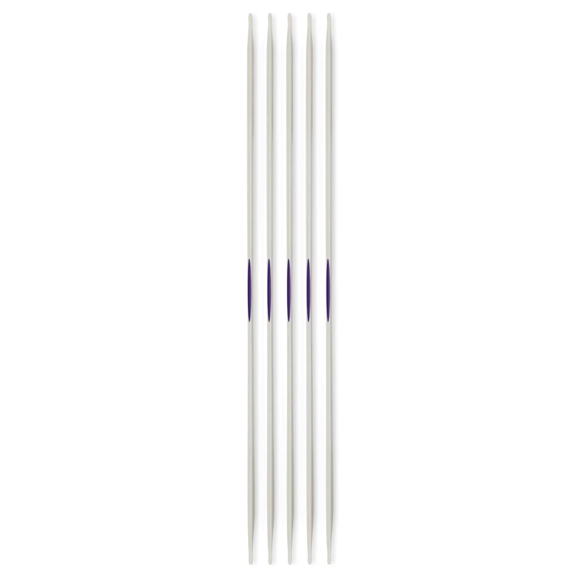 Prym Ergonomics Double Point Knitting Needle Set - Size 1, Set of 5, 8"