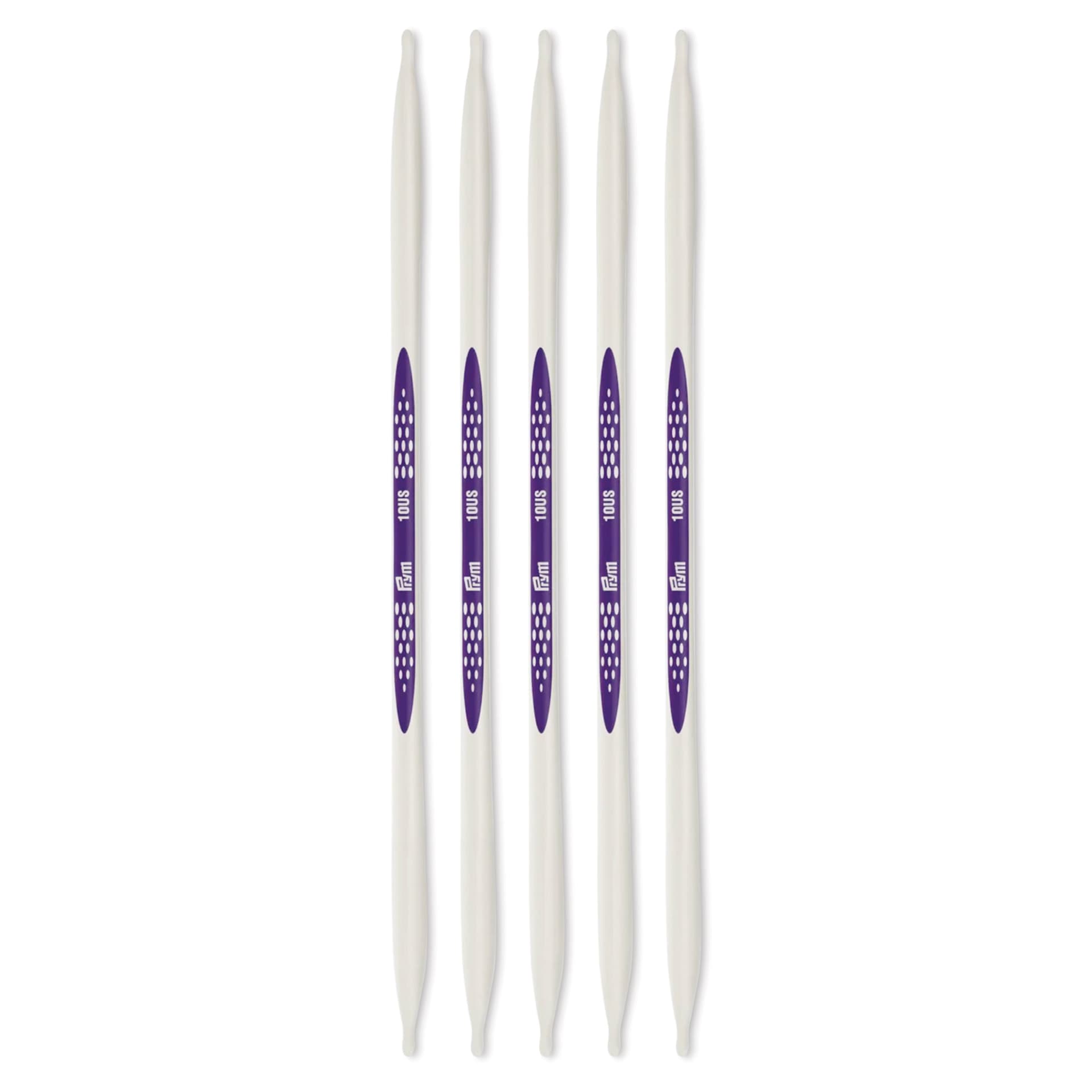 Prym Ergonomics Double Point Knitting Needle Set - Size 10, Set of 5, 8"