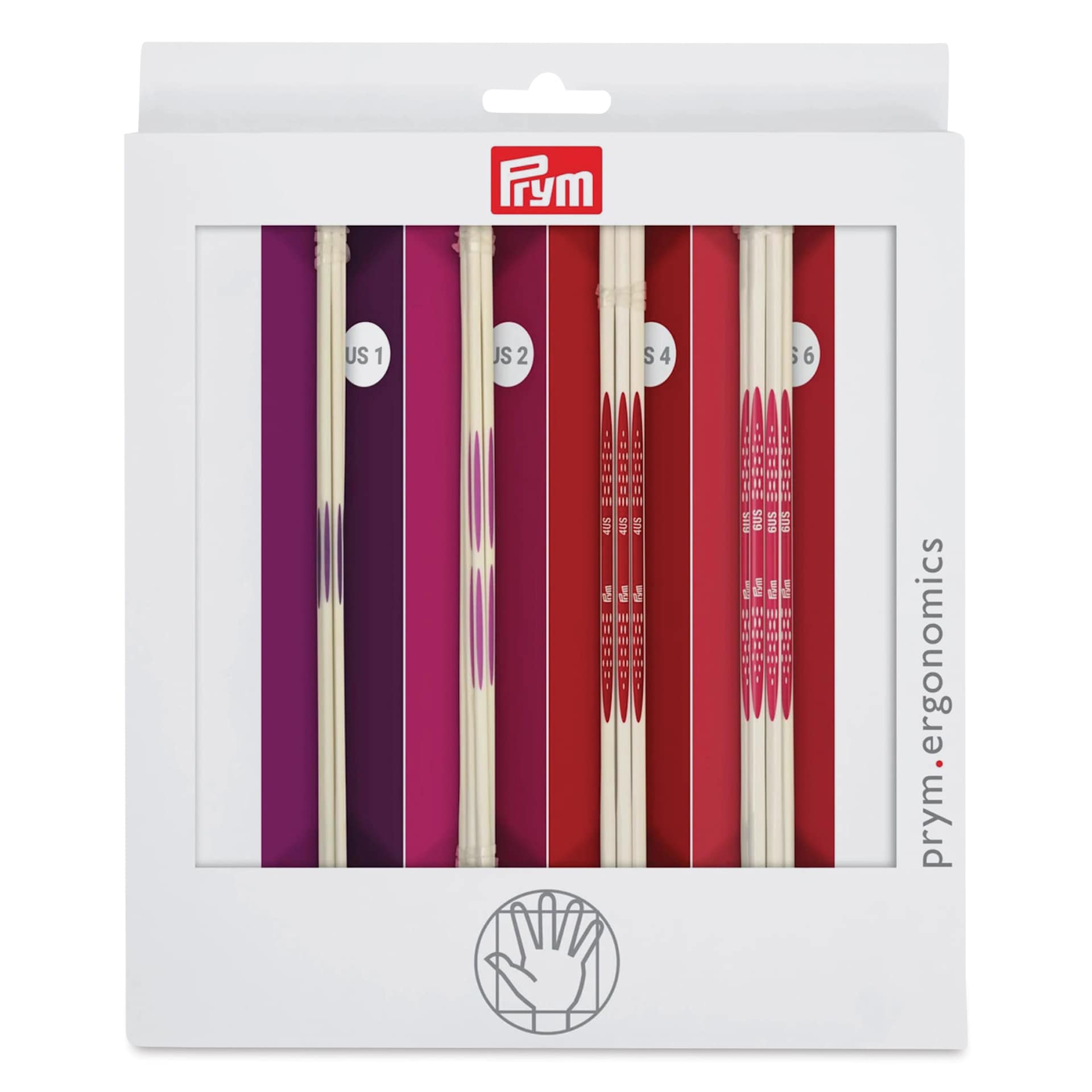 Double Point Knitting Needle Set - Assorted, Set of 4 (Inside of packaging)
