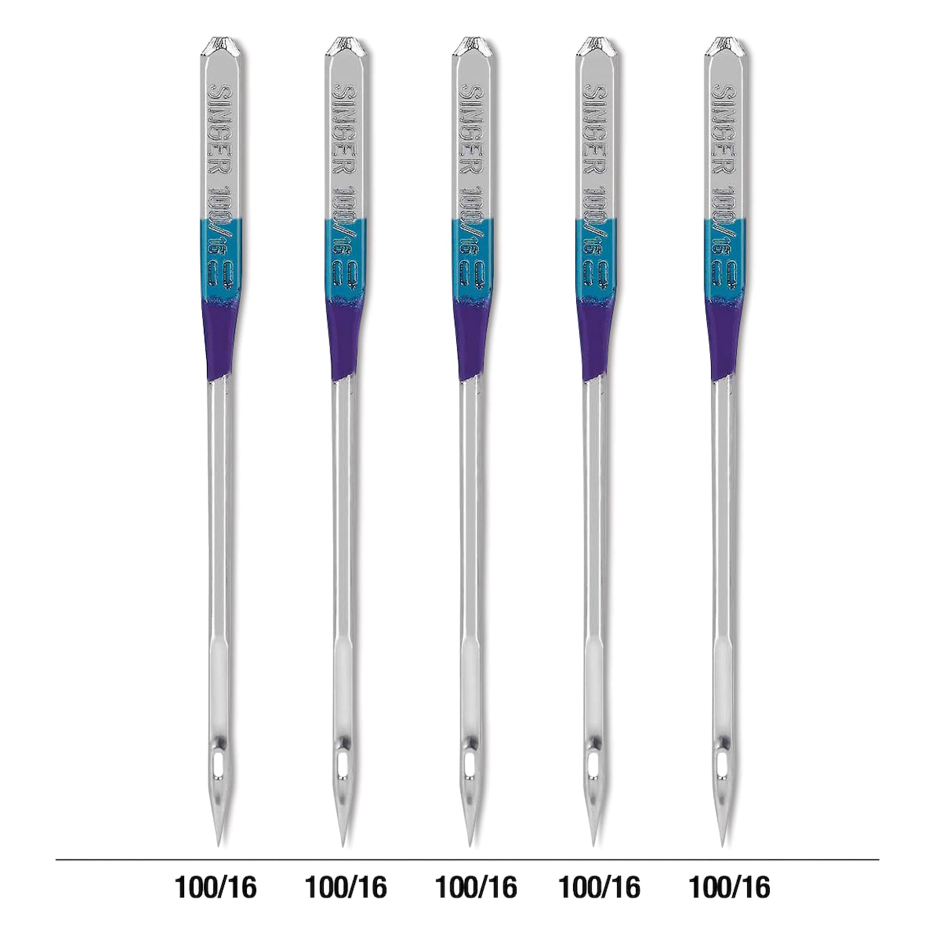 Singer Sewing Machine Needles - Denim, 100