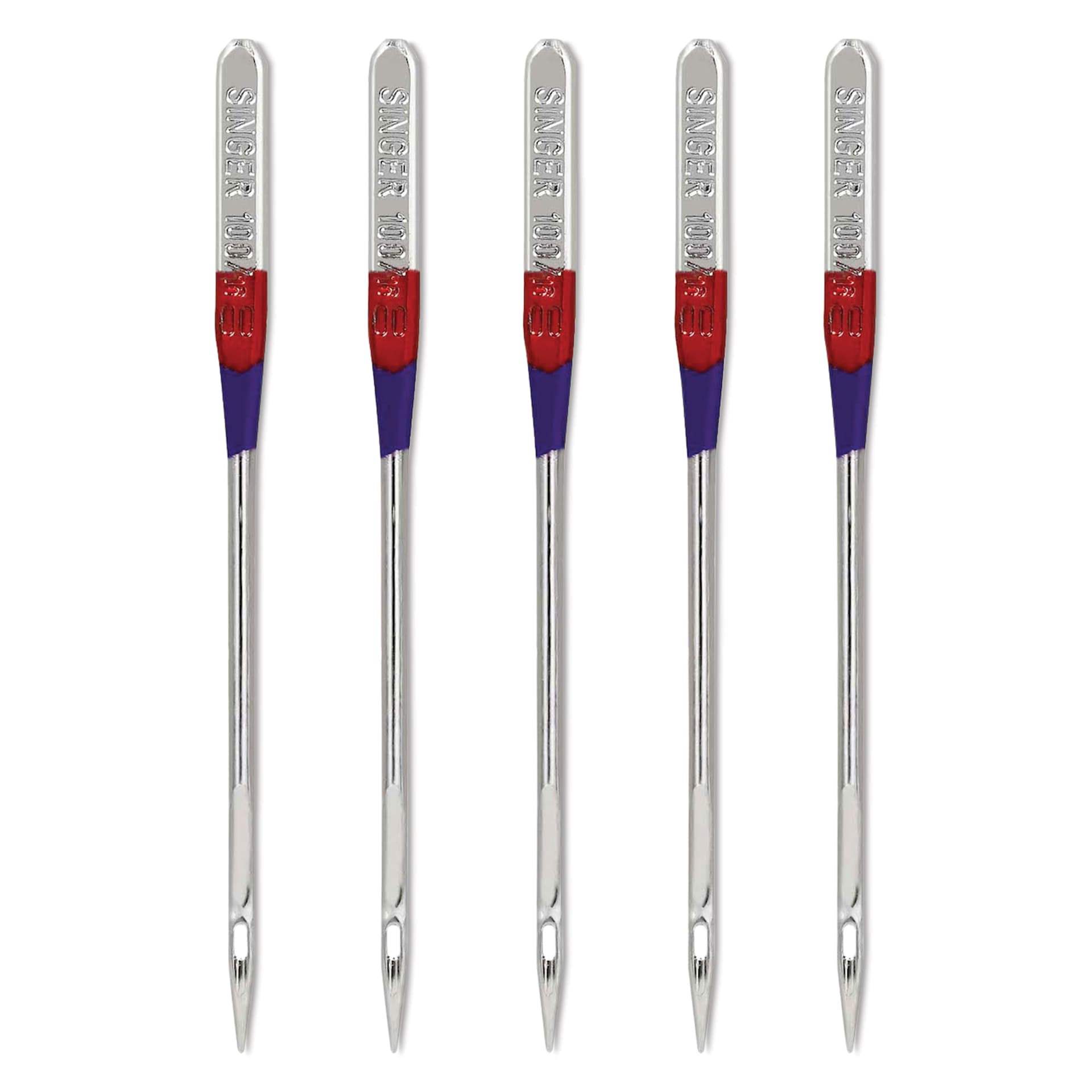 Singer Sewing Machine Needles - Heavy Duty Universal, 100/16, Pkg of 5