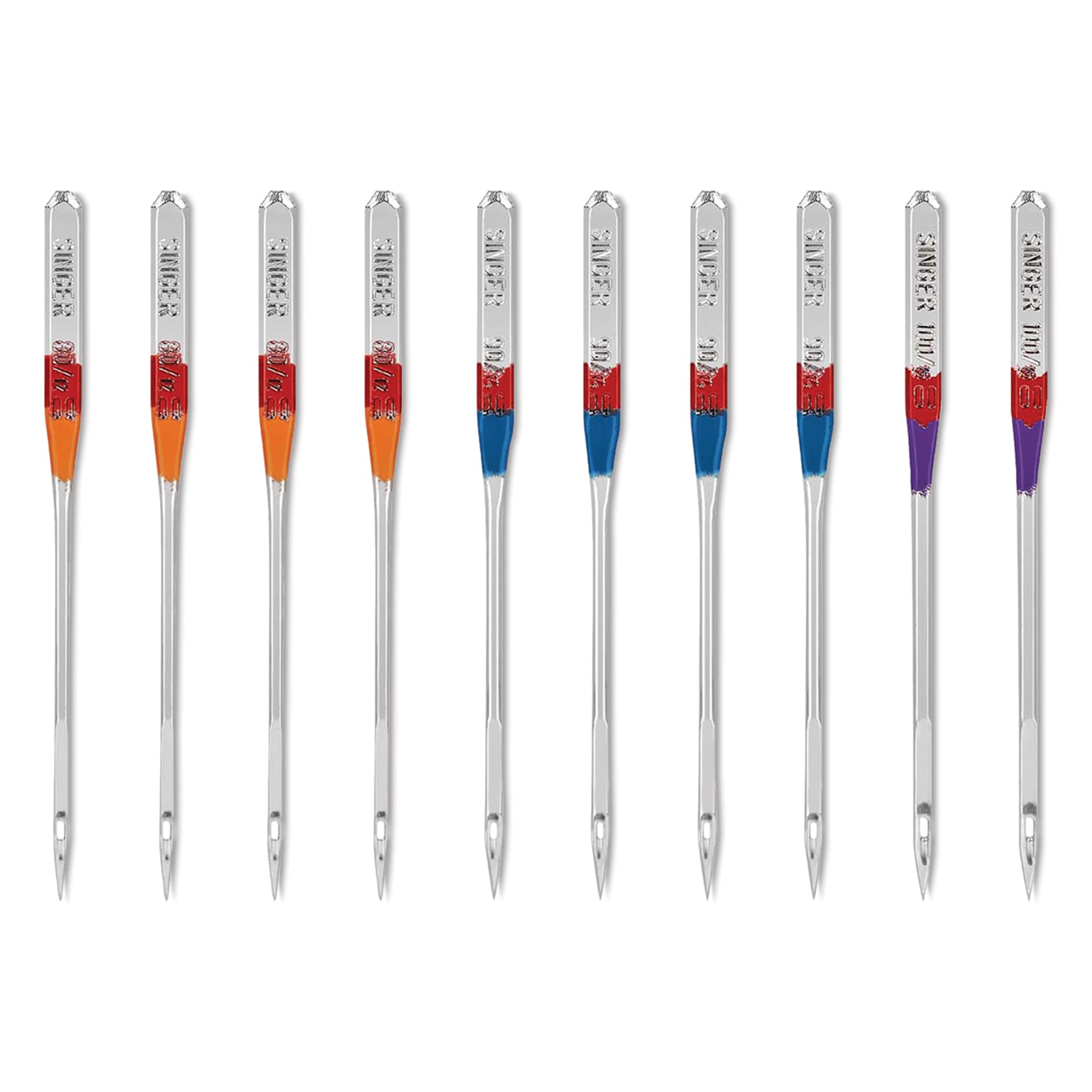 Singer Sewing Machine Needles - Universal, Assorted, Pkg of 10