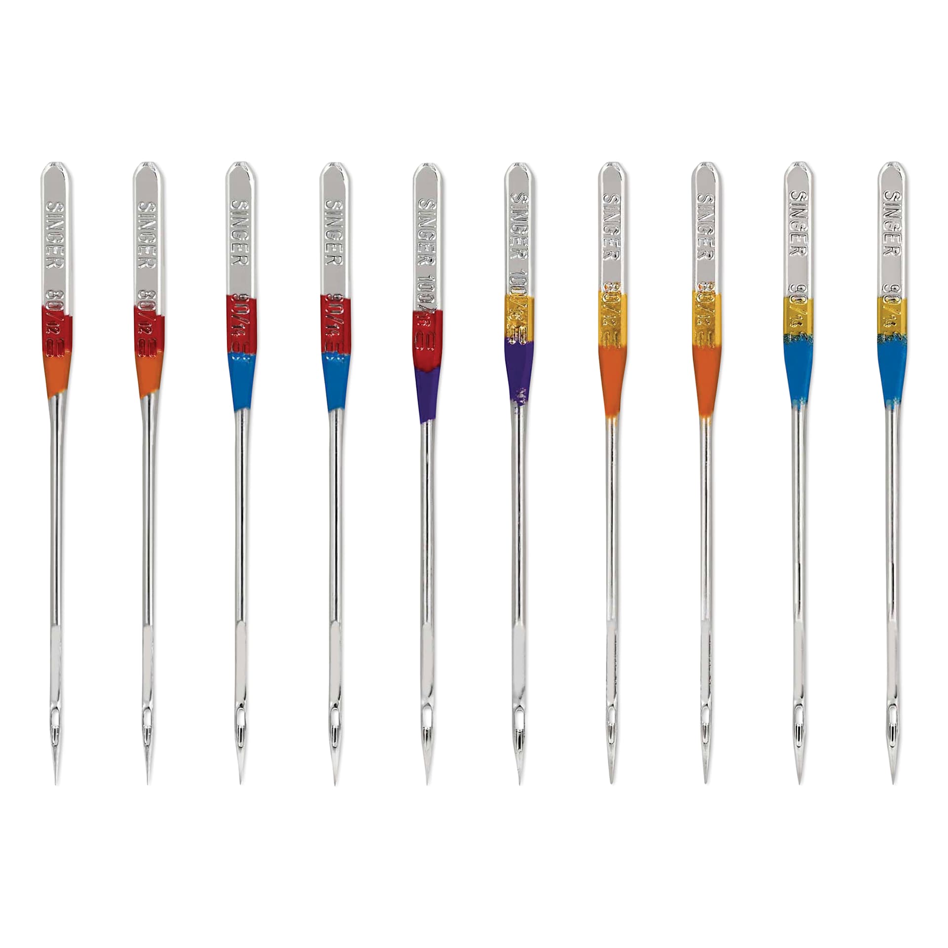 Singer Sewing Machine Needles - Universal and Ball Point, Assorted, Pkg of 10