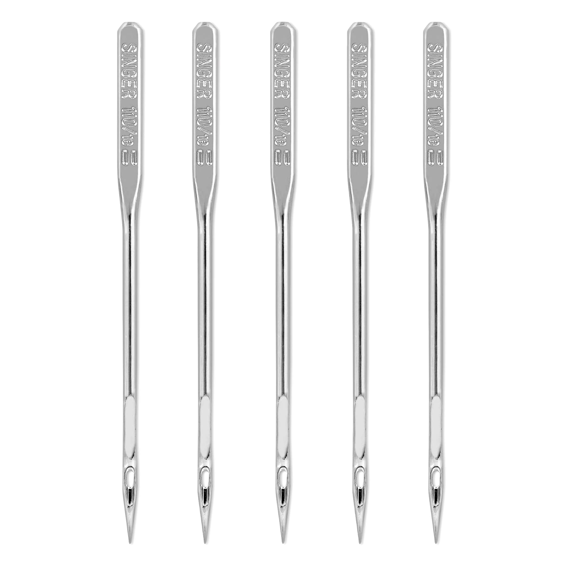 Singer Sewing Machine Needles - Heavy Duty Universal, 110/18, Pkg of 5