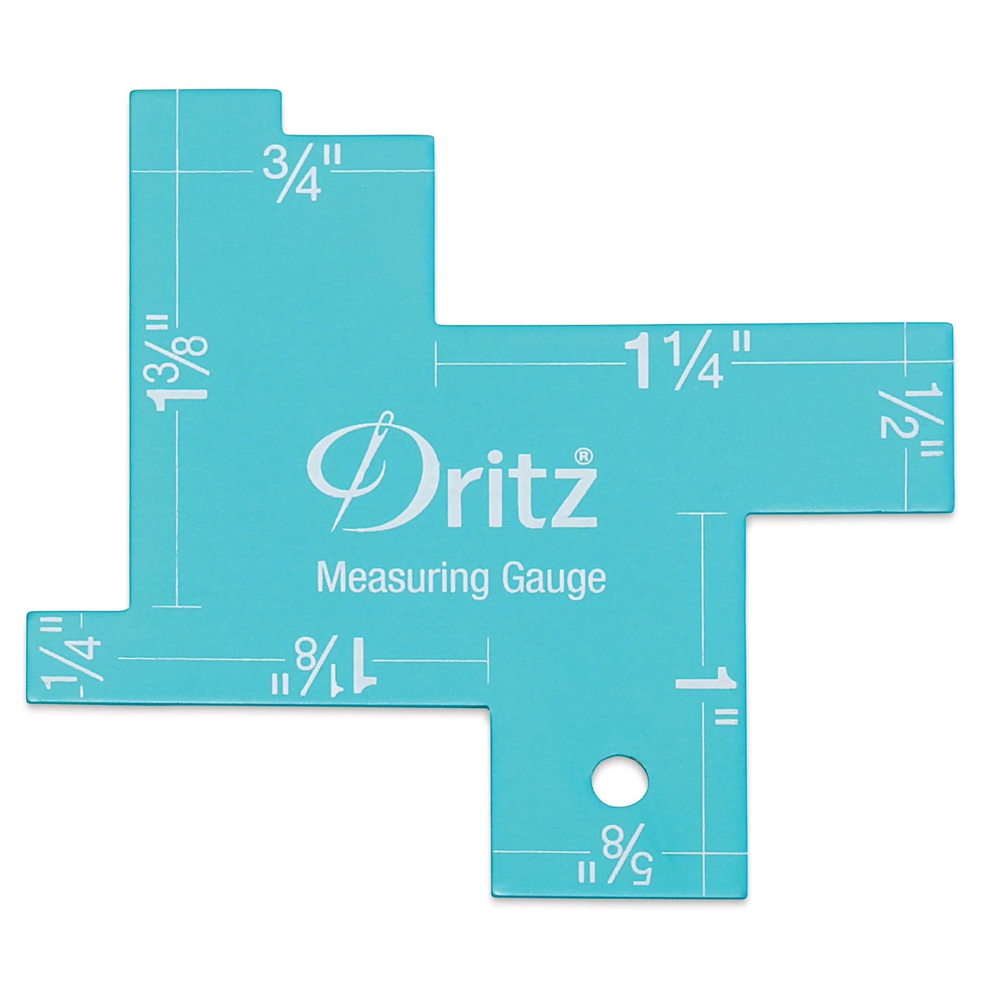 Dritz Measuring Tool Set, close-up of measuring gauge