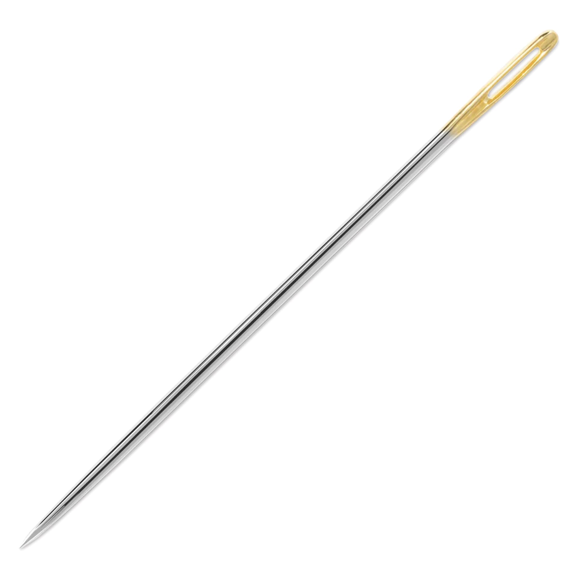 Dritz Gold-Eye Wool Applique Needles, close-up of needle