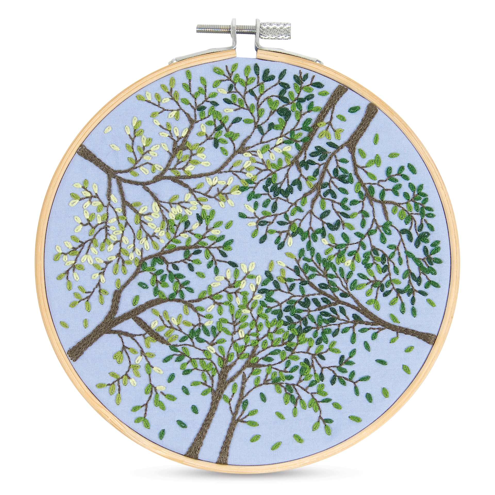 DMC The Designer Collection Embroidery Kits - “Canopy” by Nathalie Weinzaepf, Easy finished example