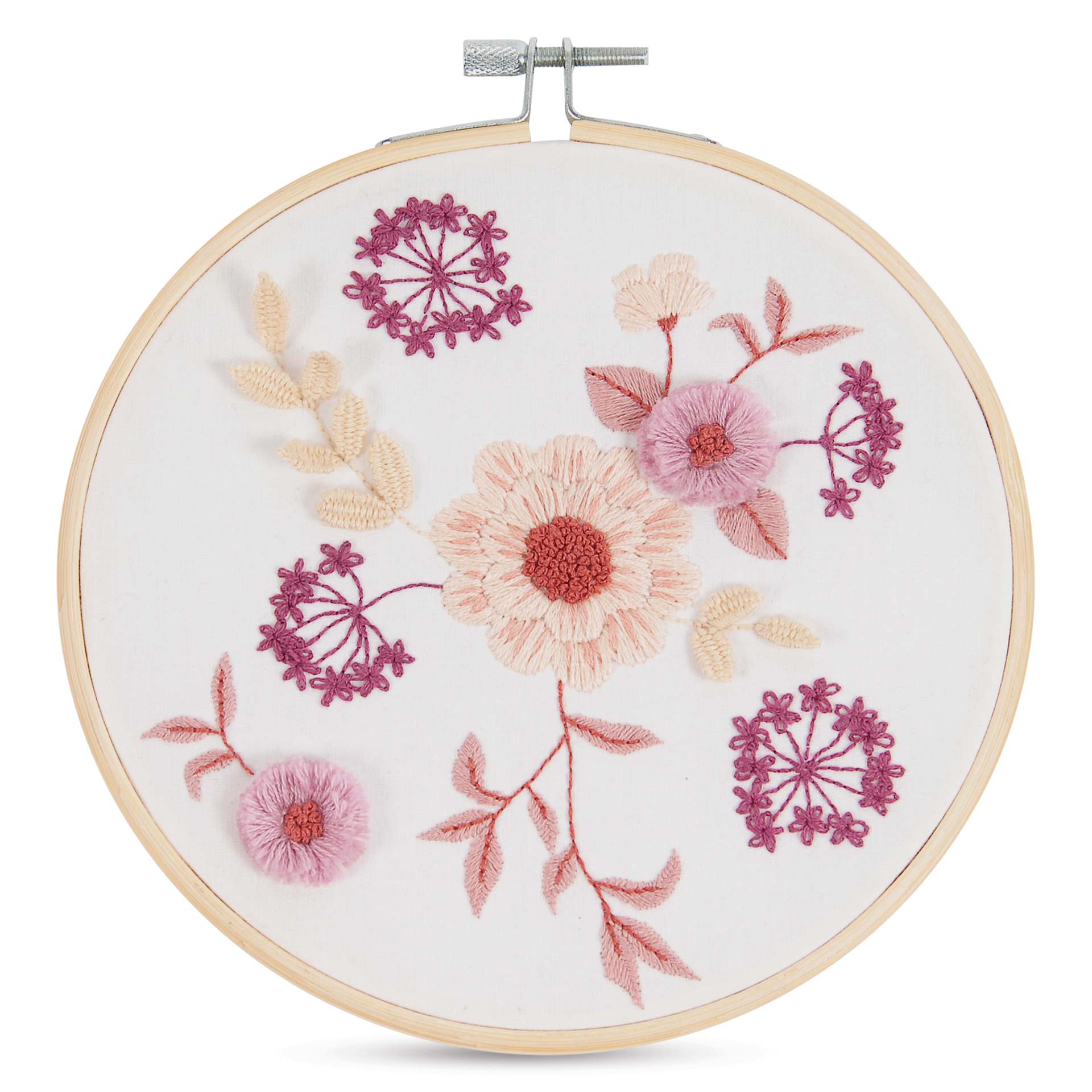 DMC The Designer Collection Embroidery Kits - “Daisies” by Pascaline Latasse, Advanced finished example