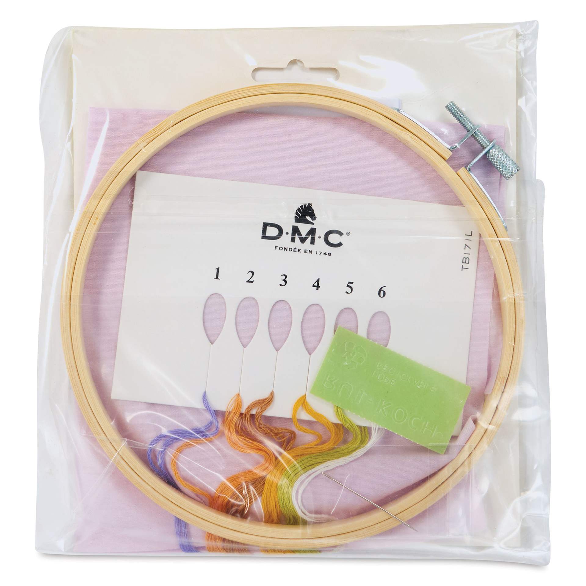 DMC Stitch Kit - Grasses back of packaging