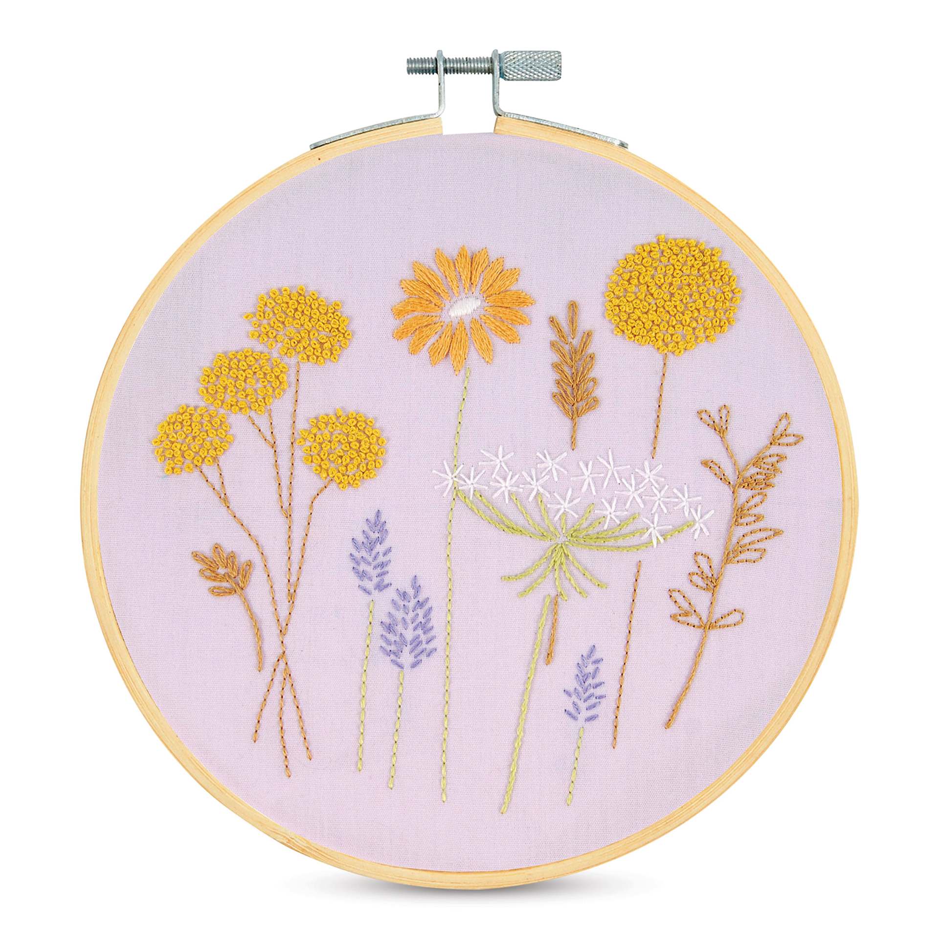 DMC Stitch Kit - Grasses finished