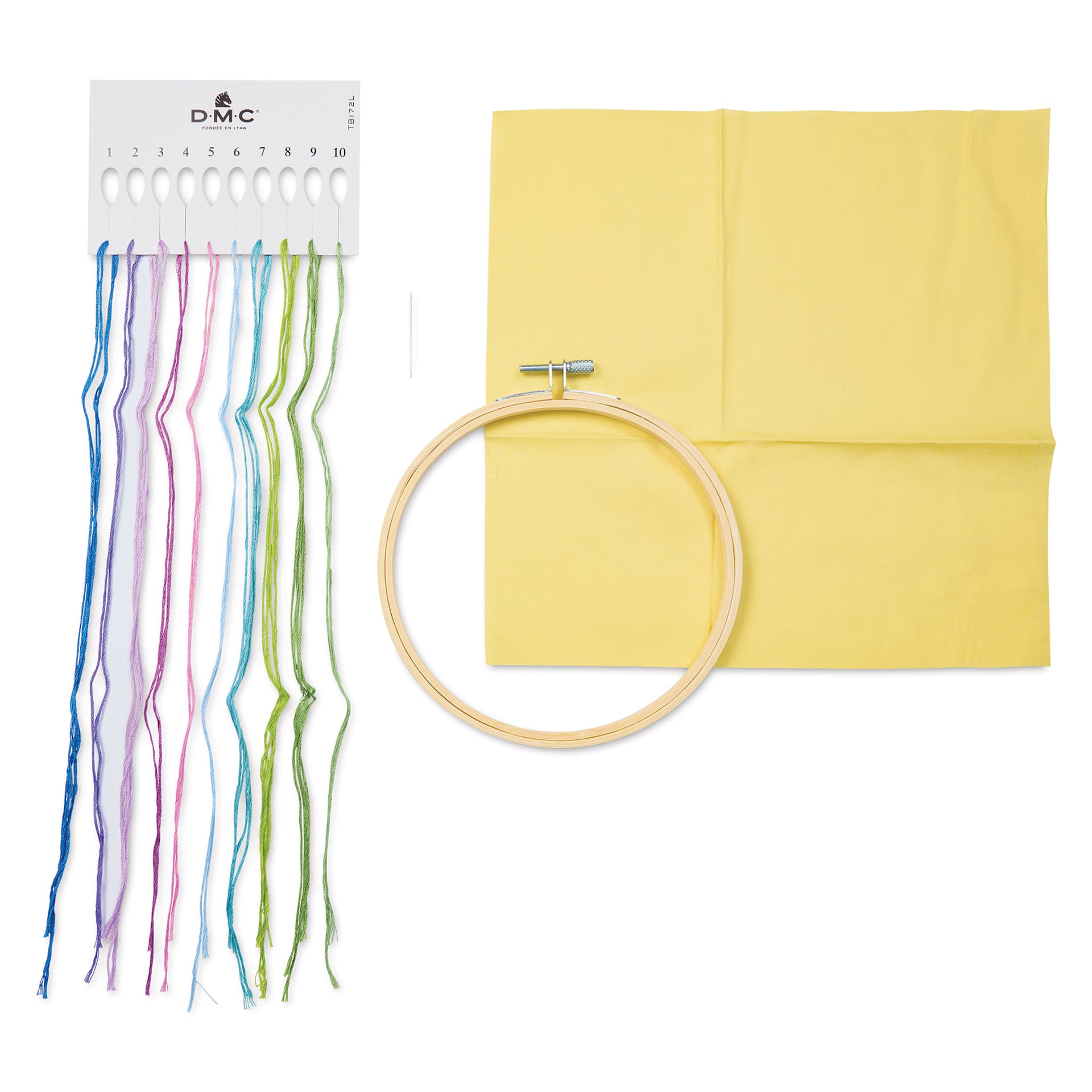 DMC Stitch Kit - Sea Holly contents