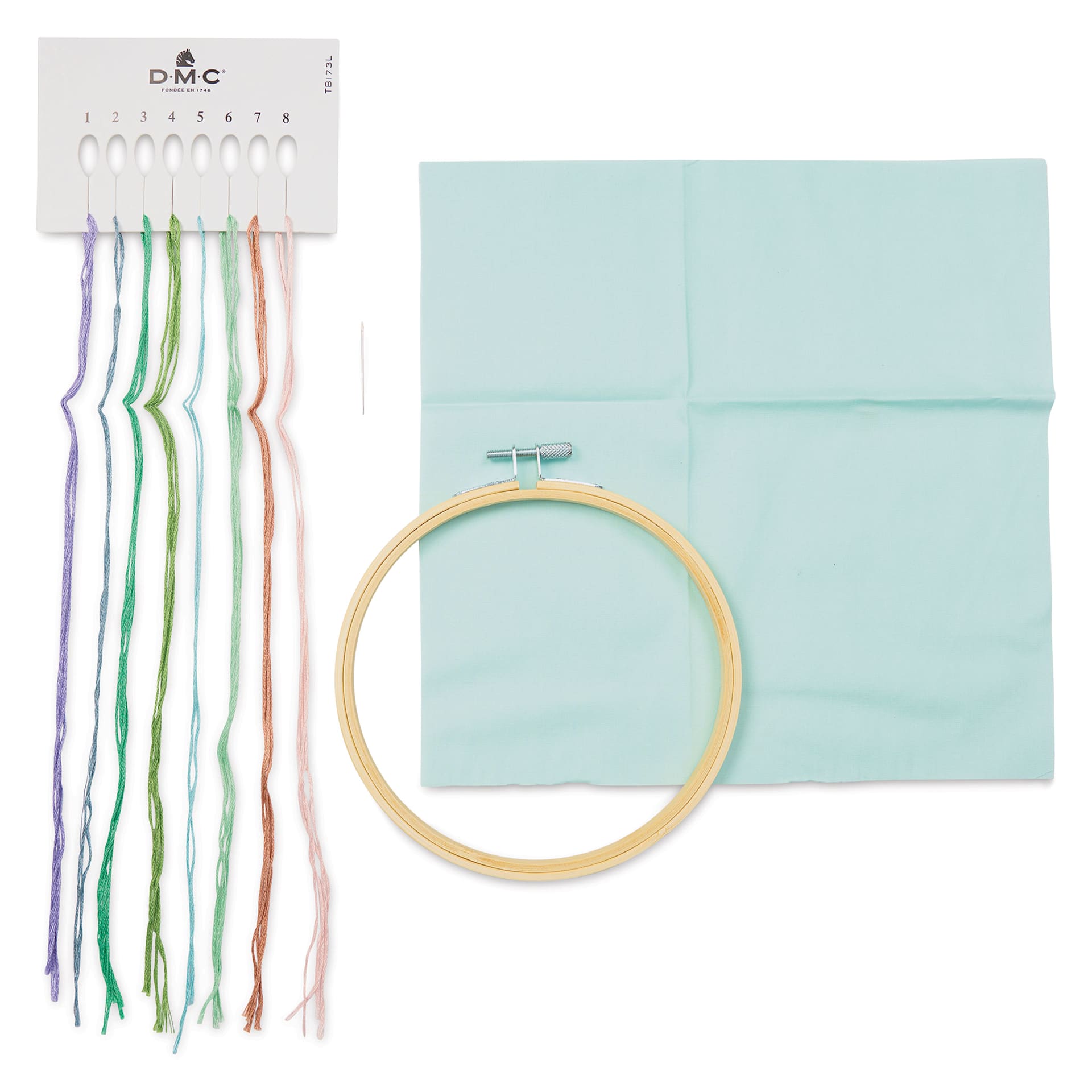 DMC Stitch Kit - Poppies contents