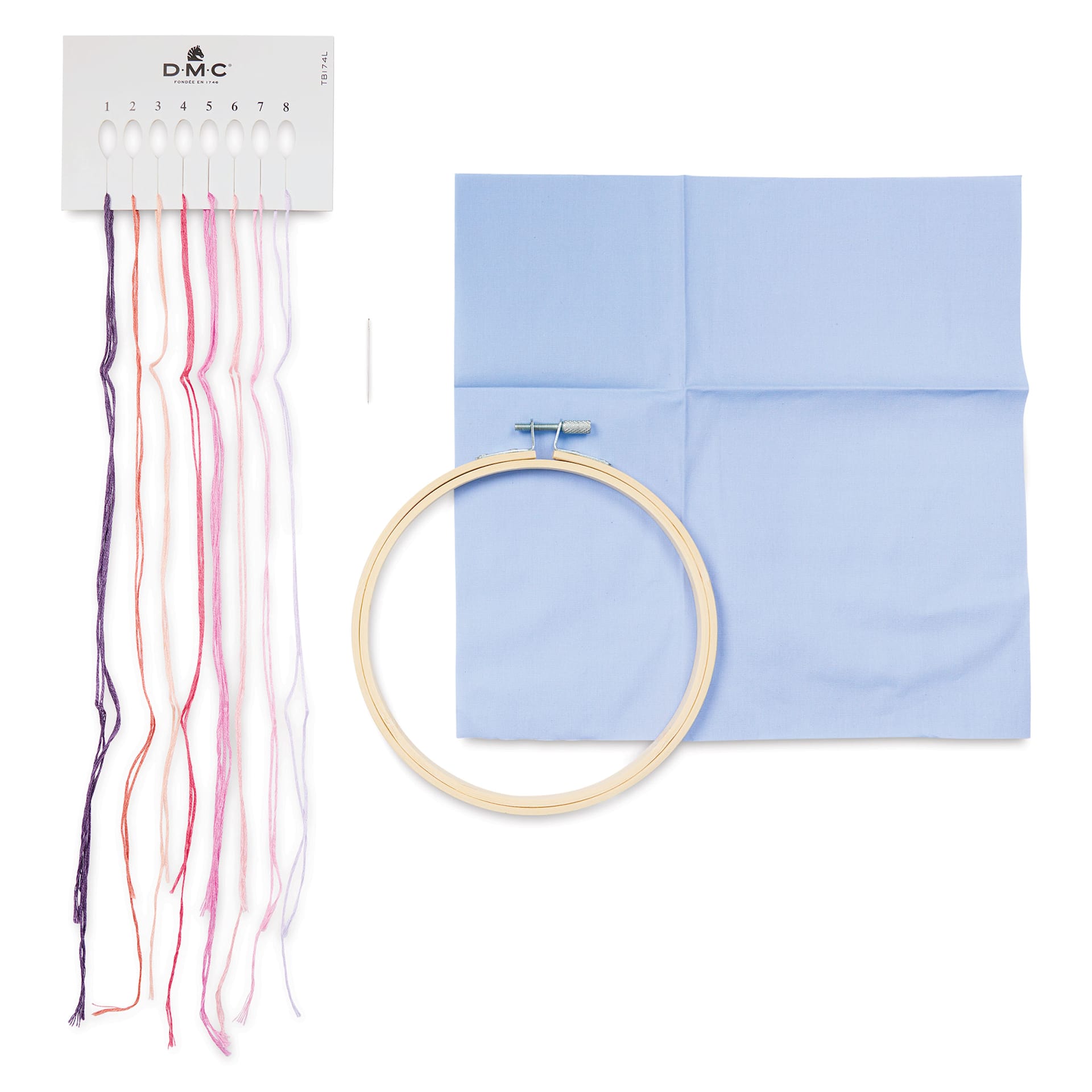 DMC Stitch Kit - Roses contents