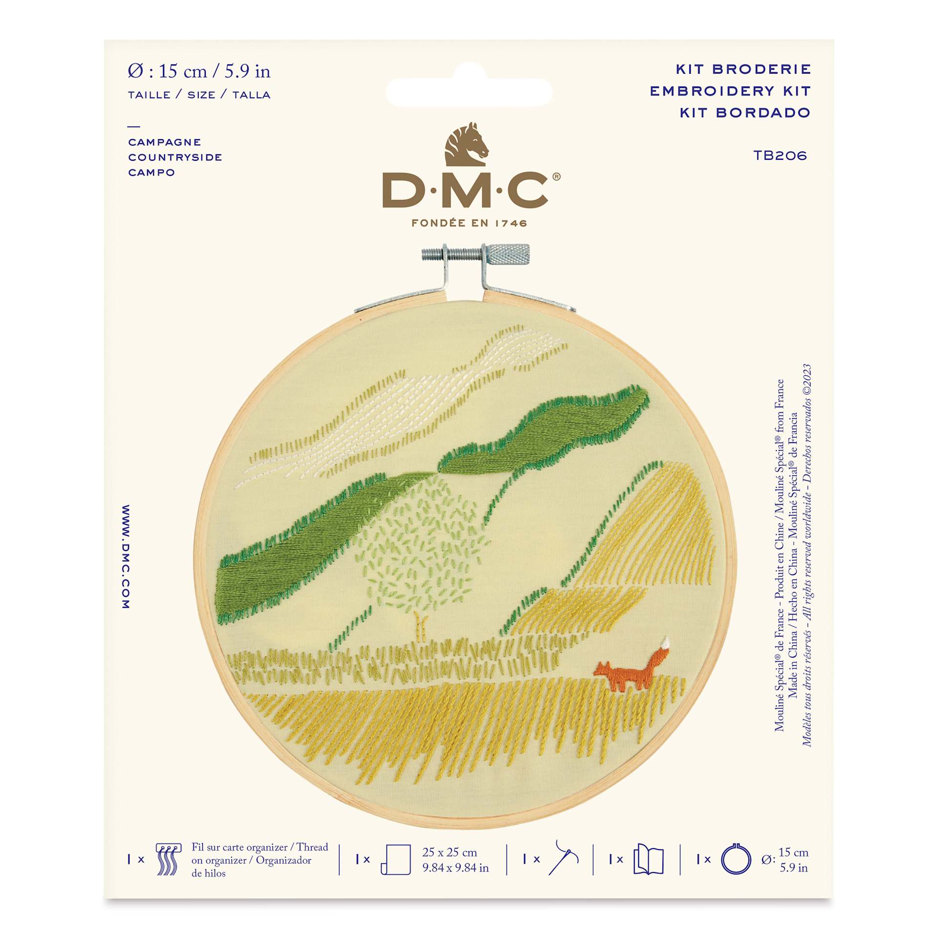 DMC Stitch Kit - The Countryside, packaging