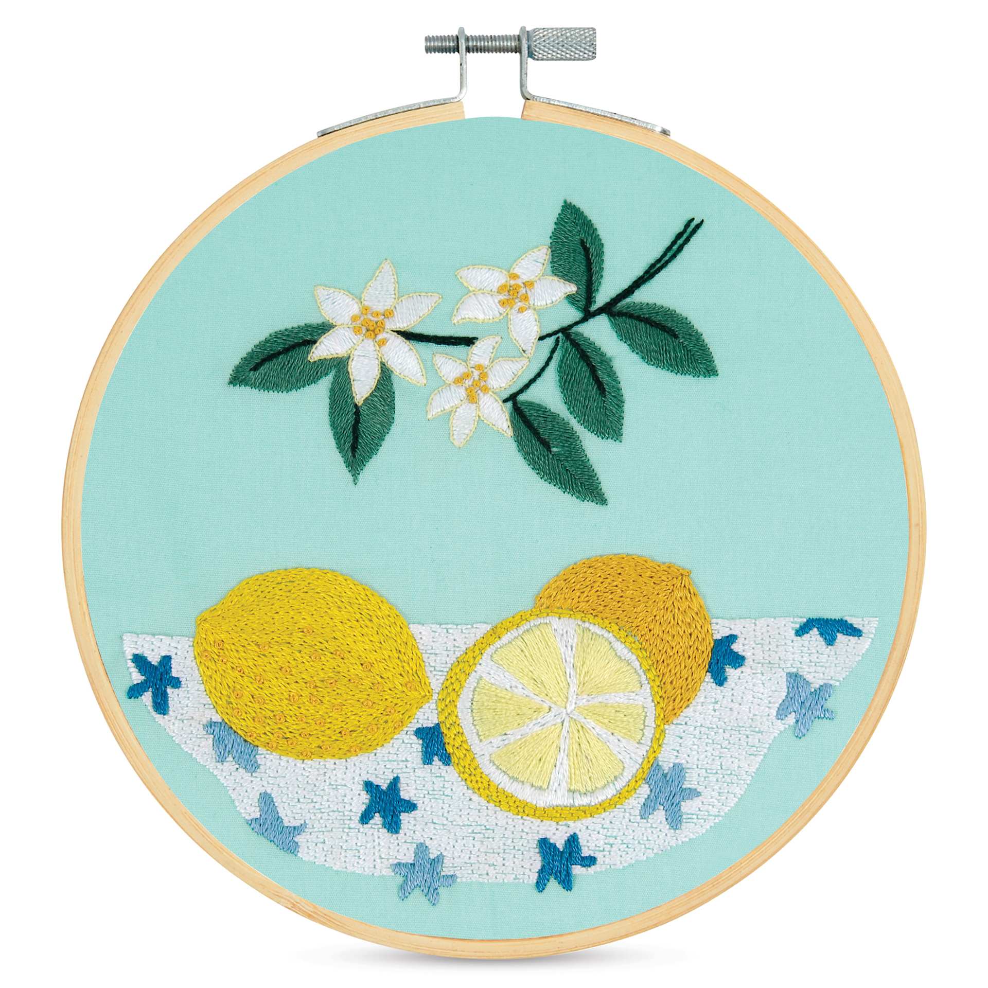 DMC Stitch Kit - Lemons, finished