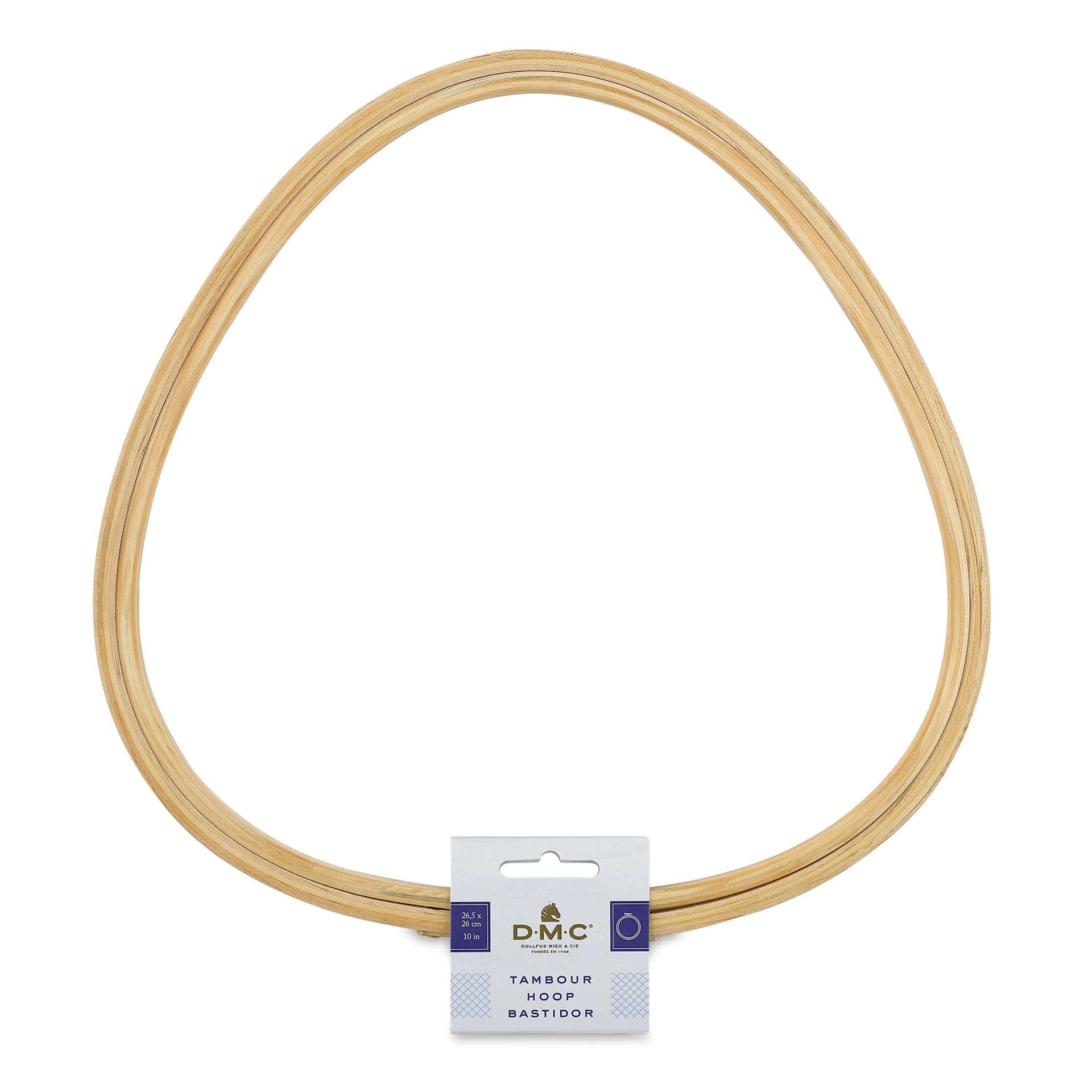 DMC Wooden Needlework Hoop - Triangle, 26.5 cm x 26 cm - back