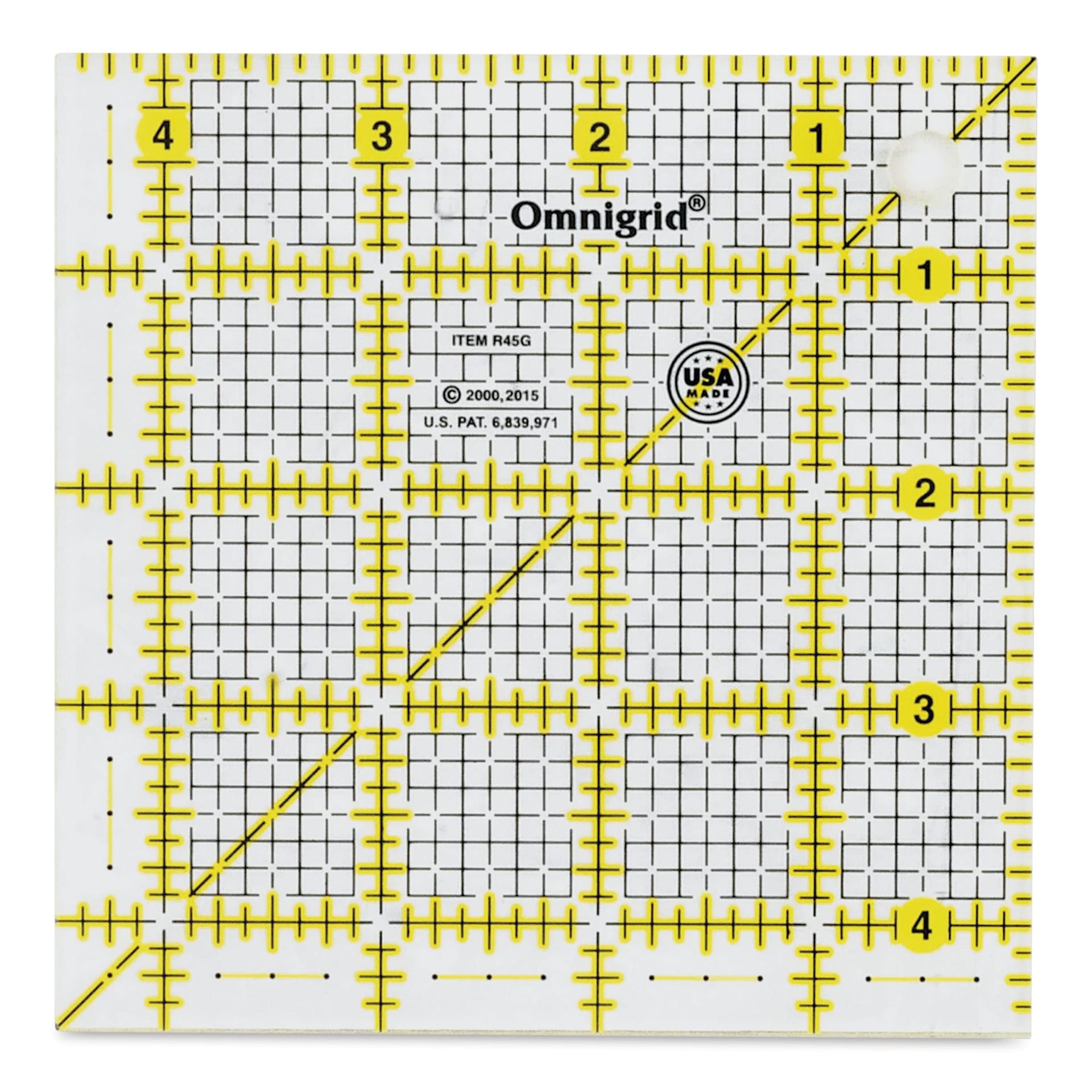 Omnigrid Square Ruler Value Pack - Set of 4, 4-1/2"