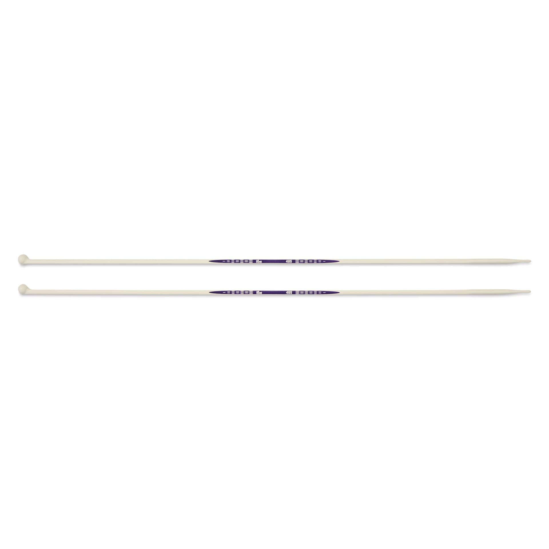Prym Ergonomics Single Point Knitting Needles - Size 4, 14"