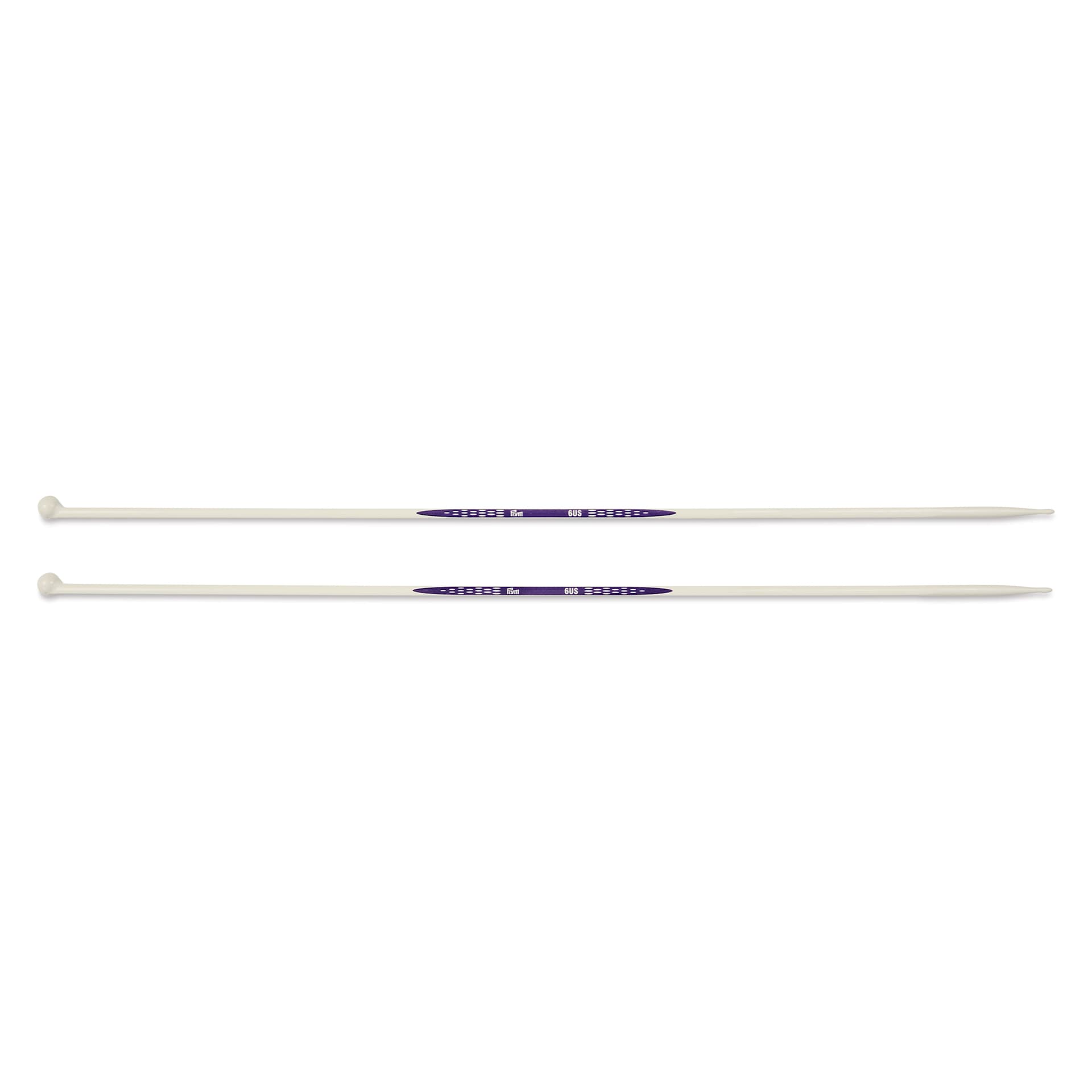 Prym Ergonomics Single Point Knitting Needles - Size 6, 14"